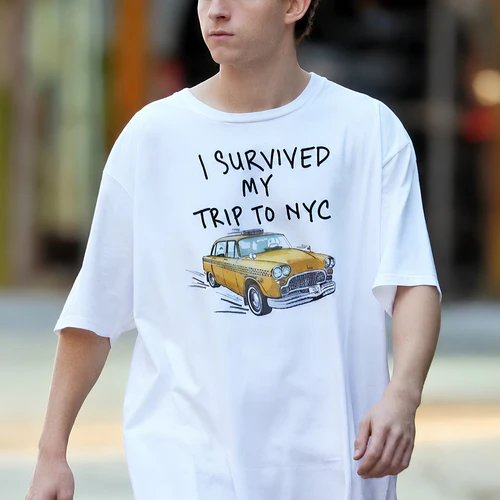I Survived My Trip to NYC T-Shirt Funny Survived My Trip to New York Shirt
