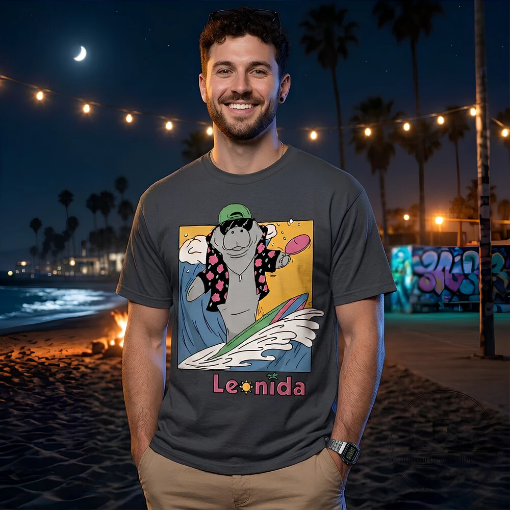 Leonida Jason Surfing Shark Hawaiian Beach Gamers