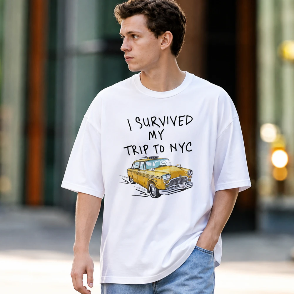 I Survived My Trip to NYC T-Shirt Funny Survived My Trip to New York Shirt