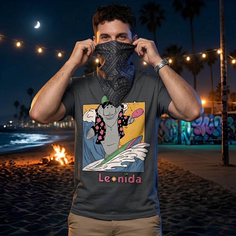 Leonida Jason Surfing Shark Hawaiian Beach Gamers