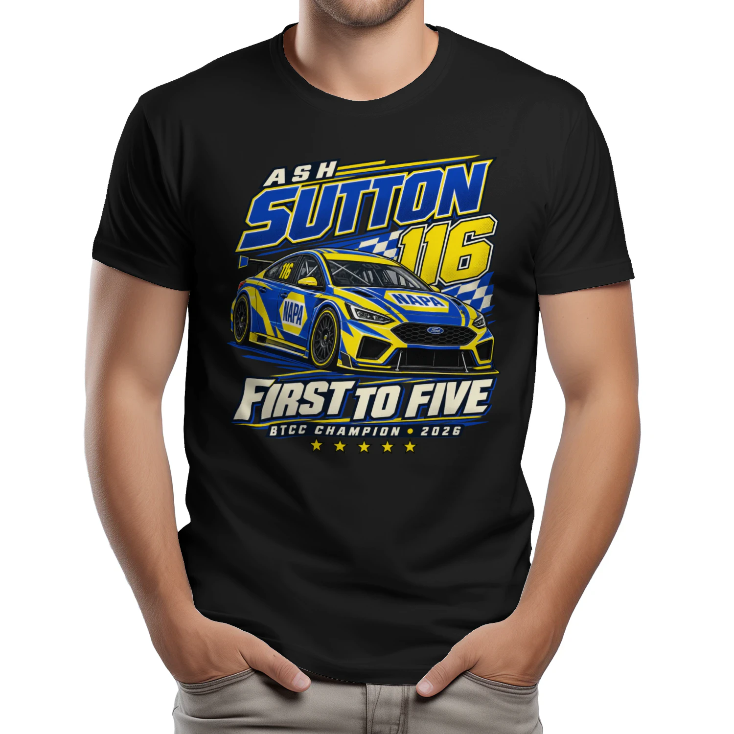 ASH SUTTON FIRST TO FIVE T-SHIRT
