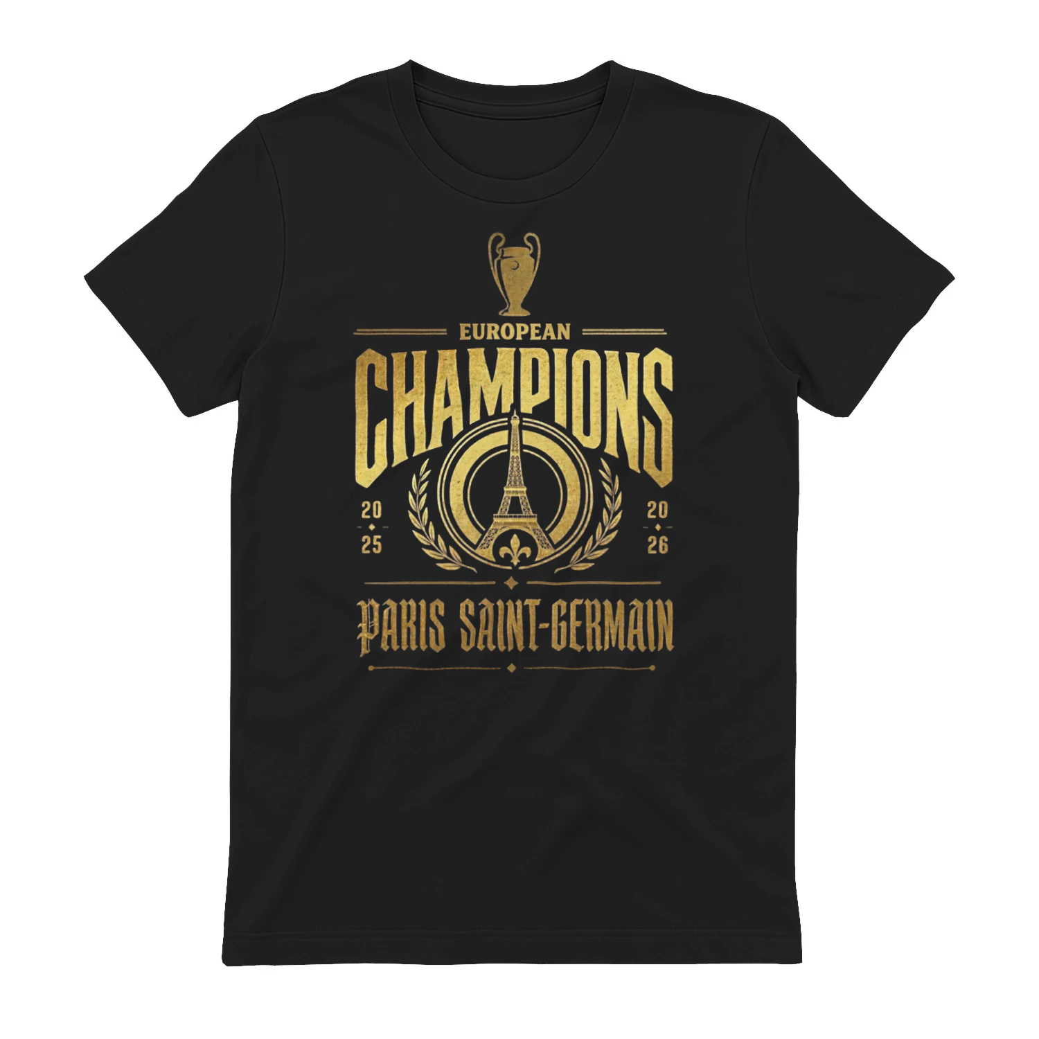 PSG European Champions 2026 T-Shirt