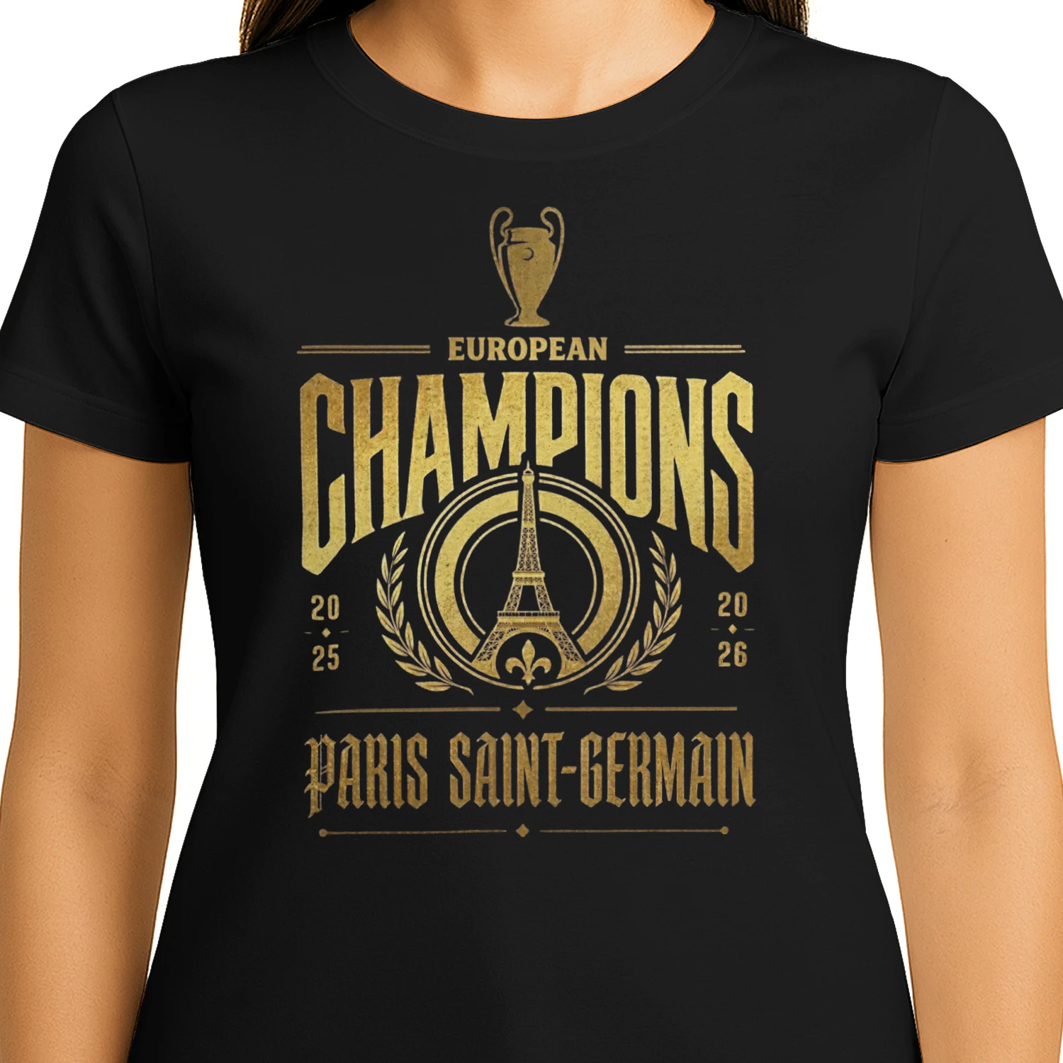 PSG European Champions 2026 T-Shirt