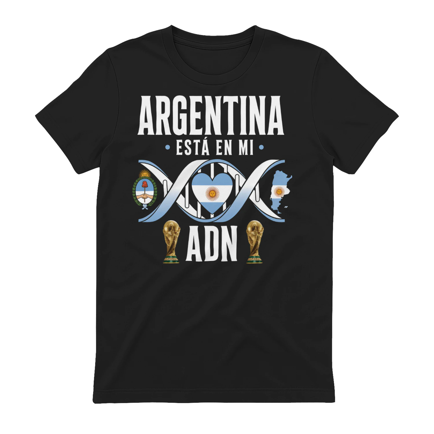 Argentina Está En Mi ADN - World Cup Soccer DNA Graphic
