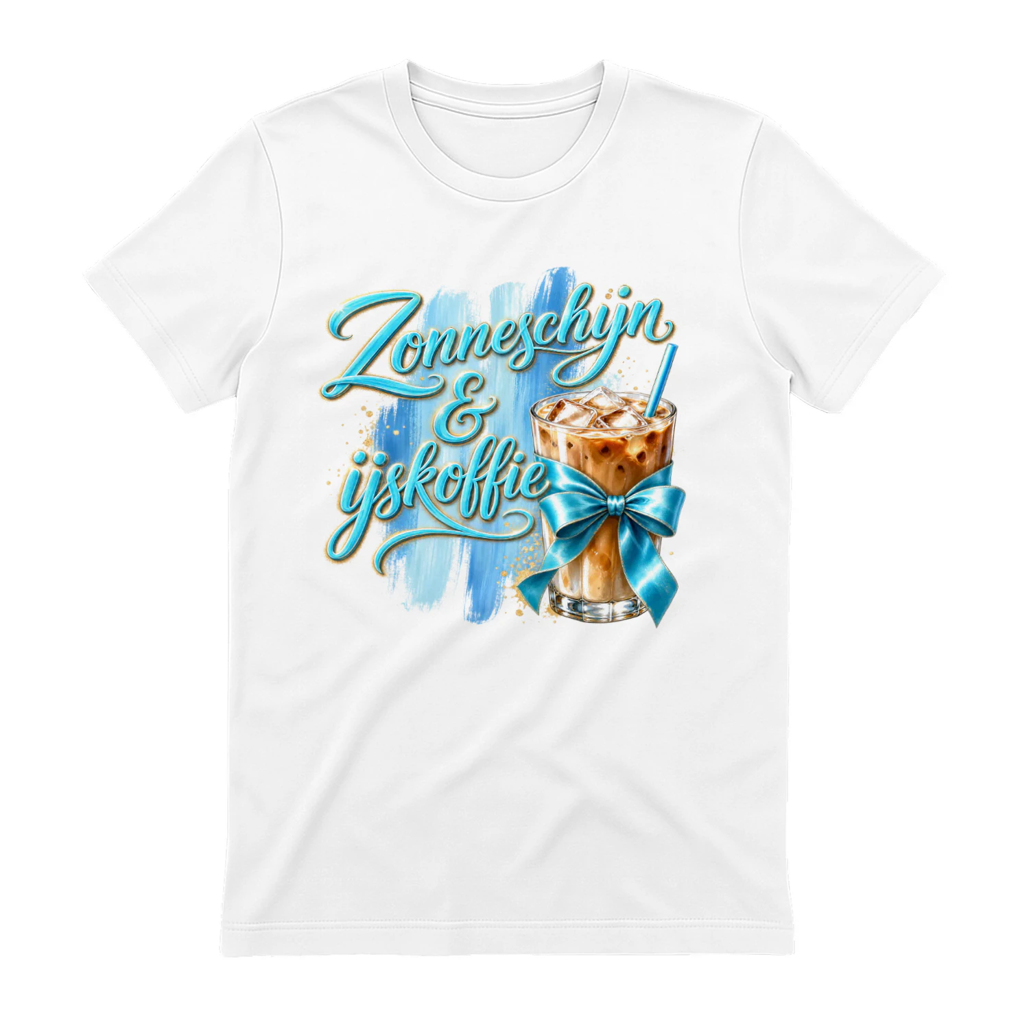 Zonneschijn & IJskoffie T-shirt | Zomer Statement Shirt