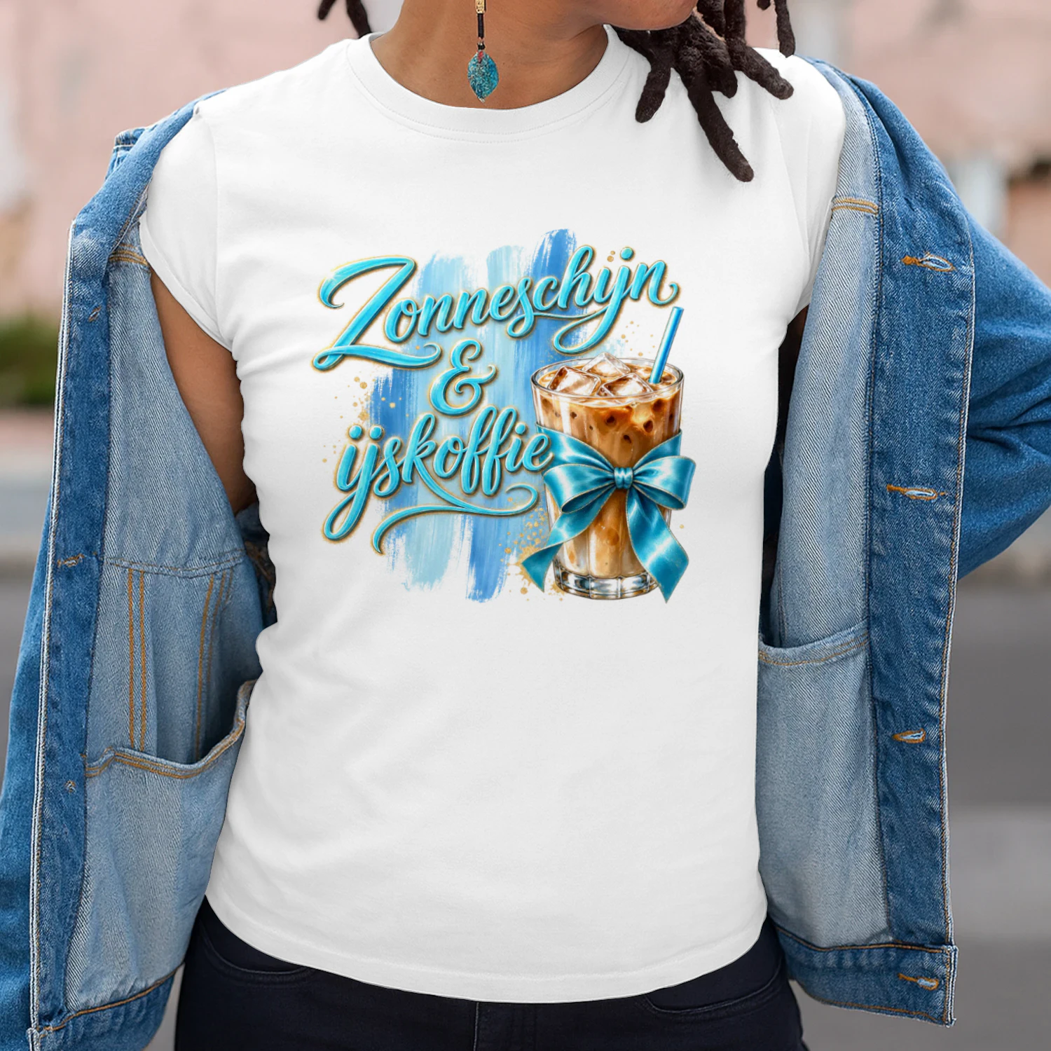 Zonneschijn & IJskoffie T-shirt | Zomer Statement Shirt