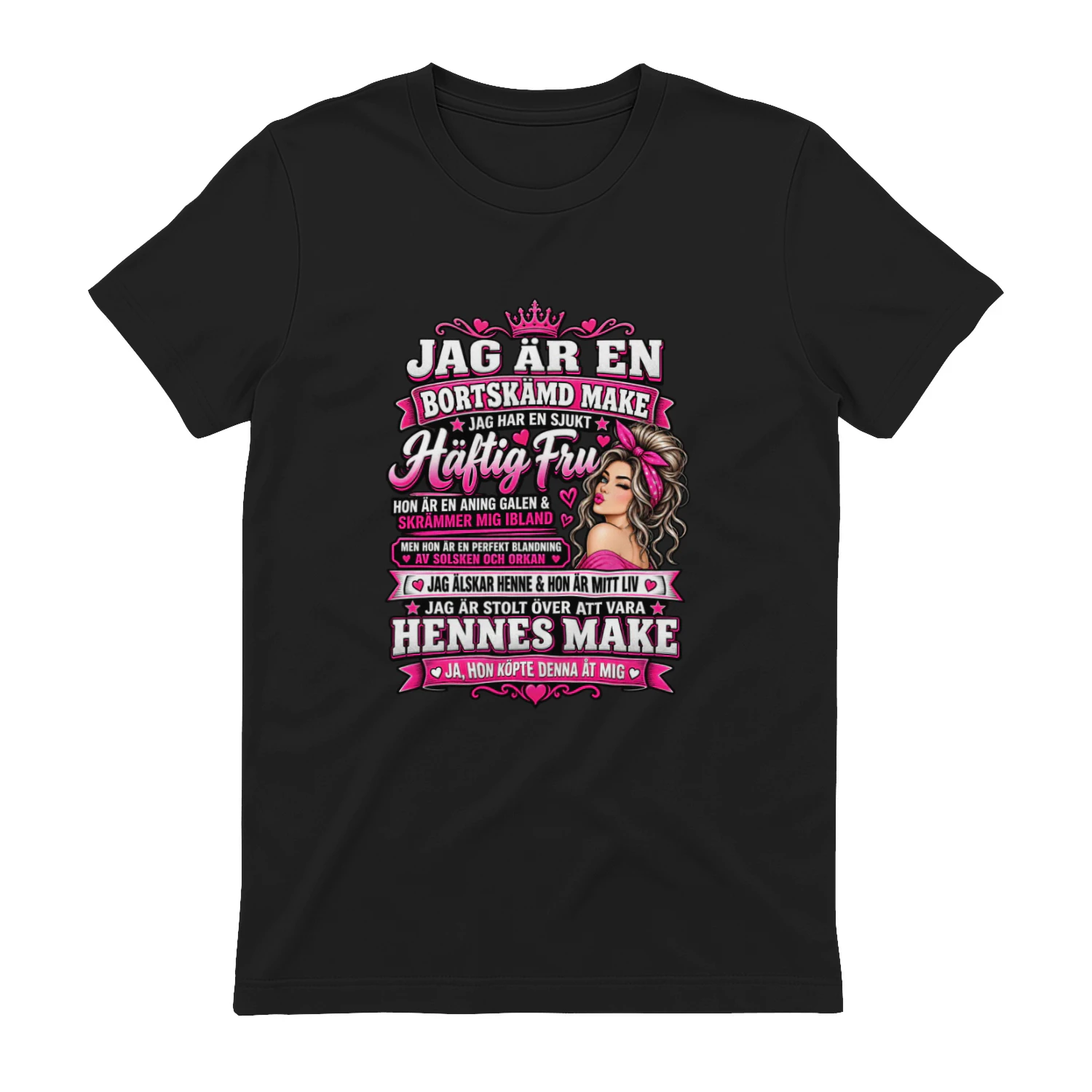JAG ÄR EN BORTSKÄMD MAKE JAG HAR EN SJUKT HÄFTIG FRU - 2