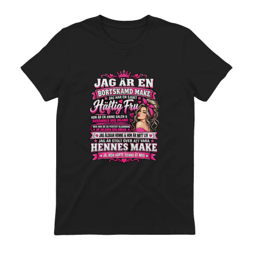 JAG ÄR EN BORTSKÄMD MAKE JAG HAR EN SJUKT HÄFTIG FRU