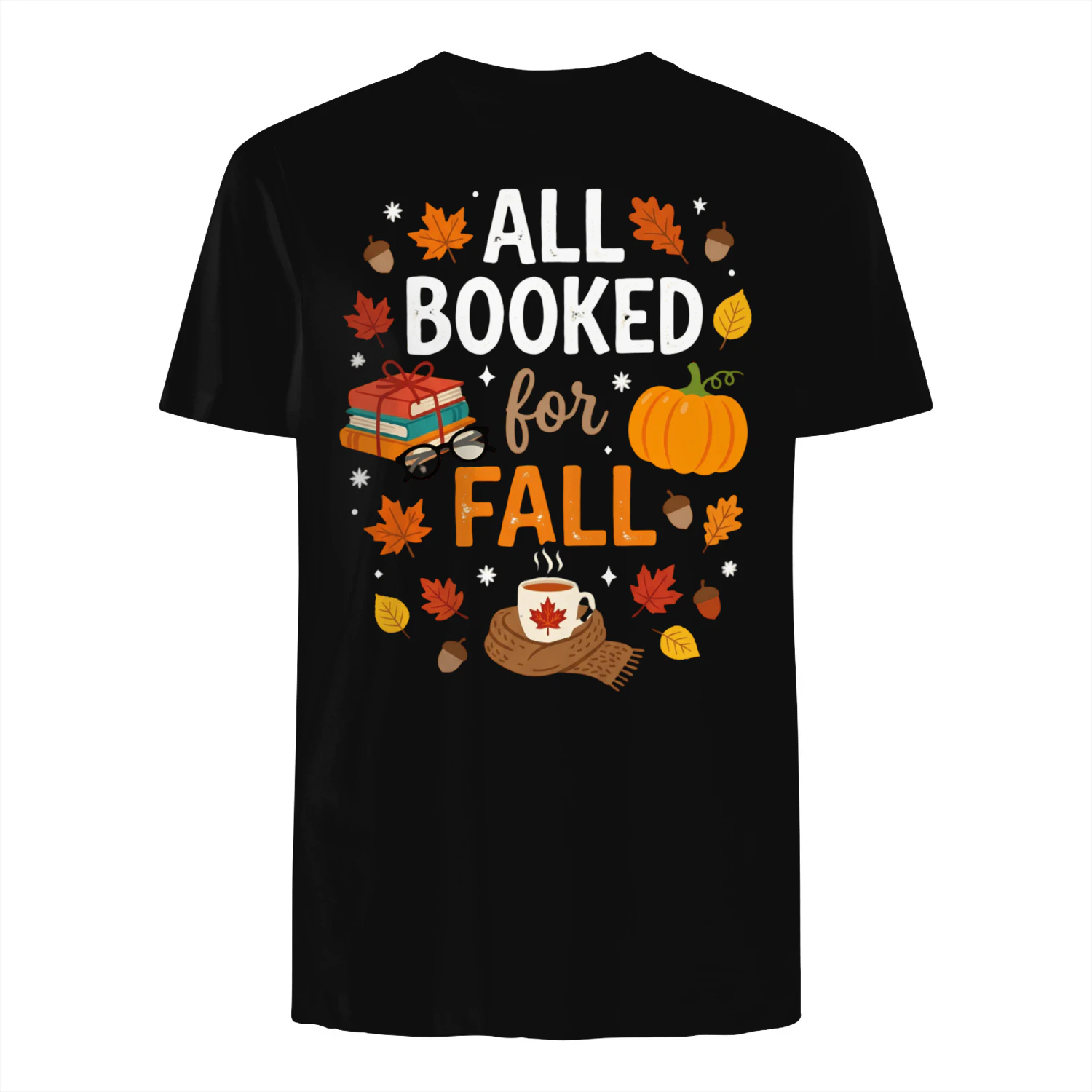 All Booked for Fall – Cozy Autumn Book Lover Design