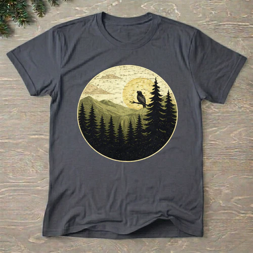 Bomen, Wildlife & Natuur – Vintage Bos T-Shirt