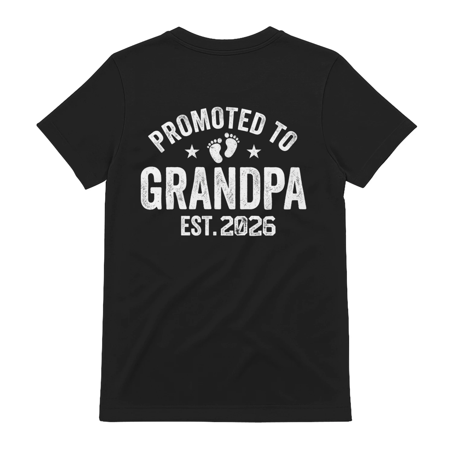 Promoted Grandpa Grandpa Est 2025 New Grandparents T-Shirt