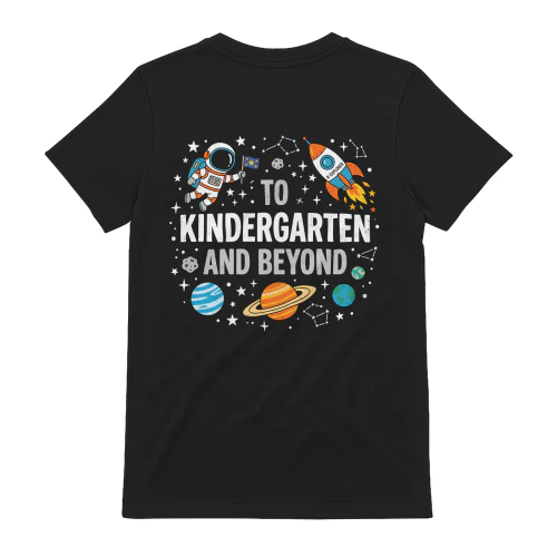 Space School Kindergarten Space Theme Kindergarten Students T-Shirt