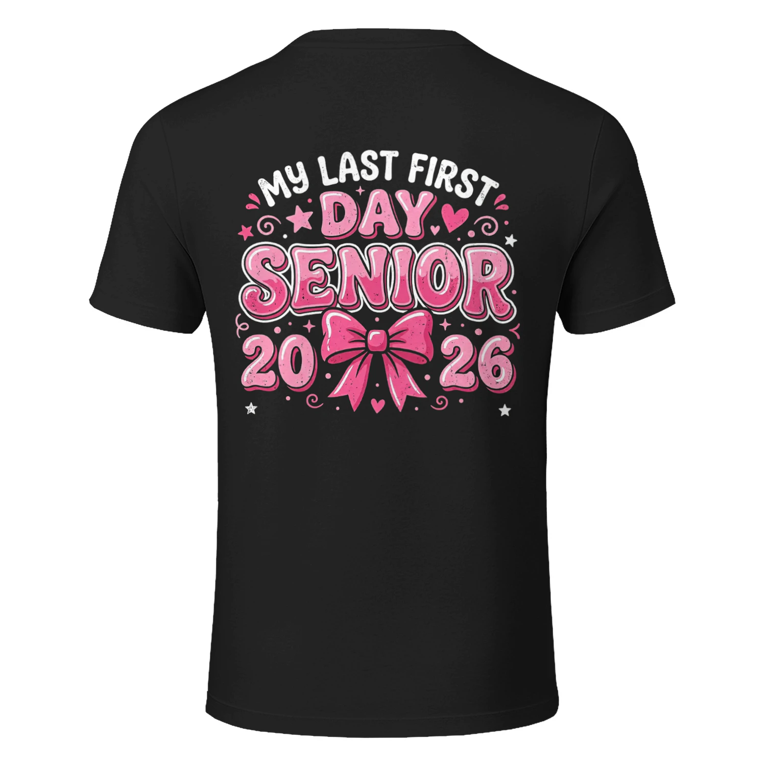 Senior 2026 Last First Day High School Senior T-Shirt
