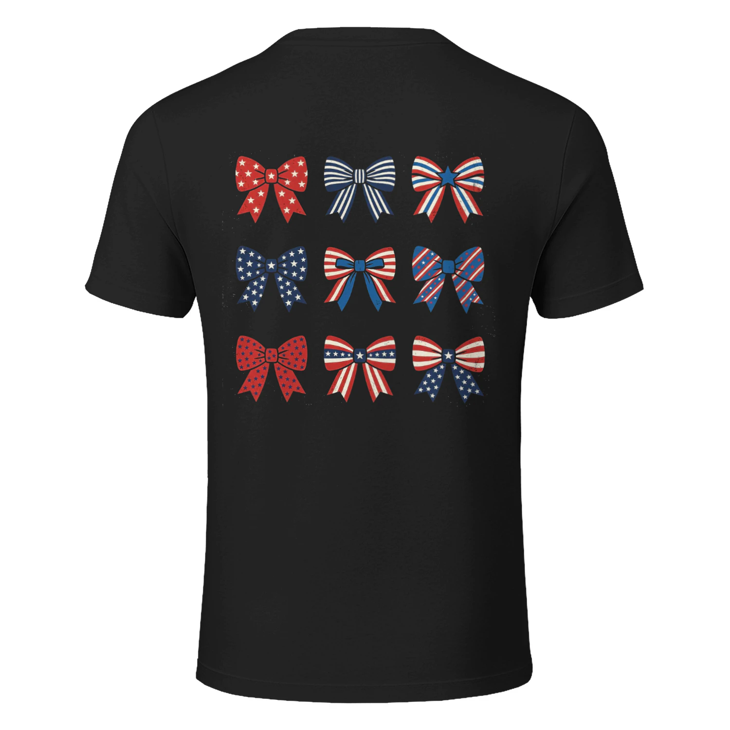 Patriotic Bows American Flag Bows Patriotic Decor T-Shirt