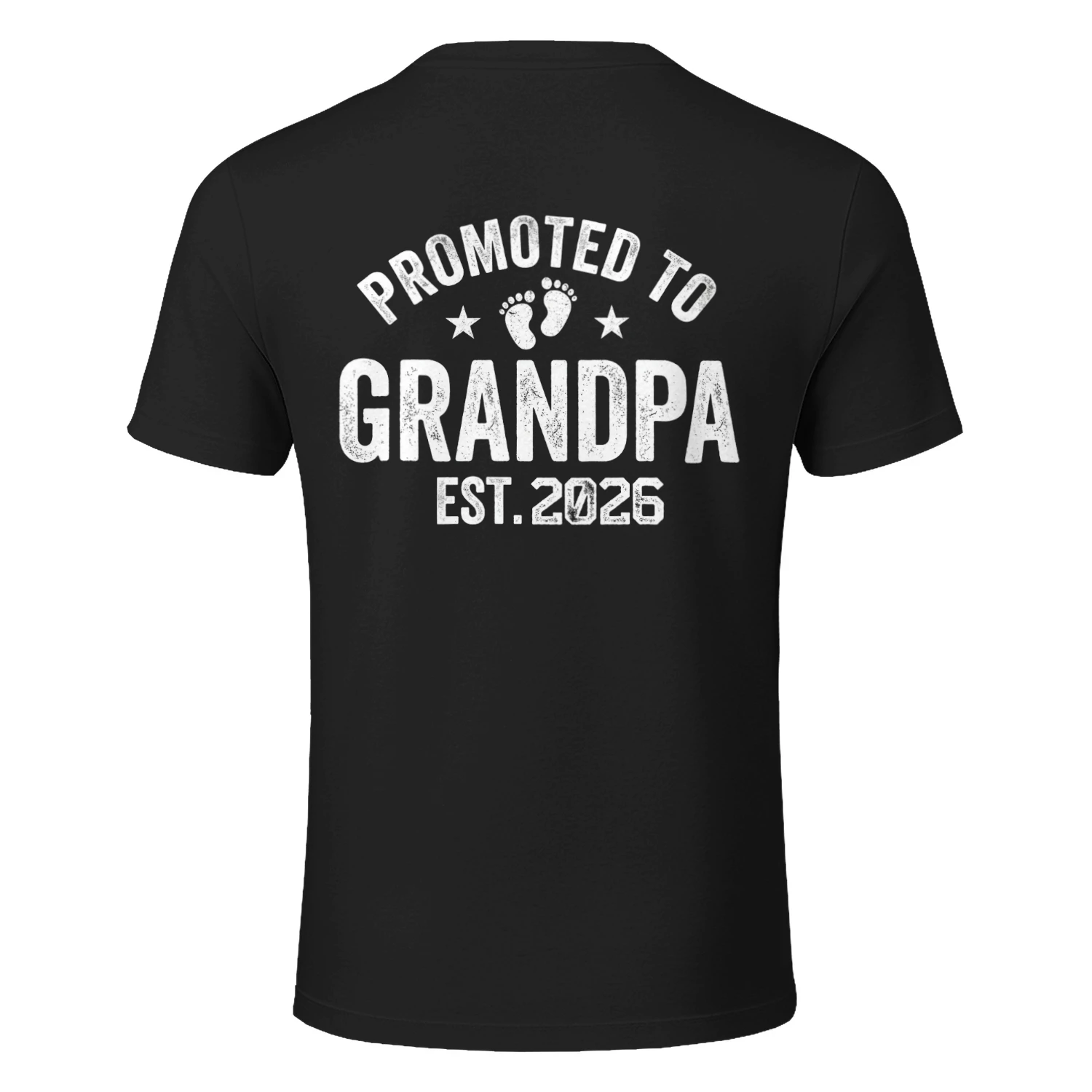 Promoted Grandpa Grandpa Est 2025 New Grandparents T-Shirt