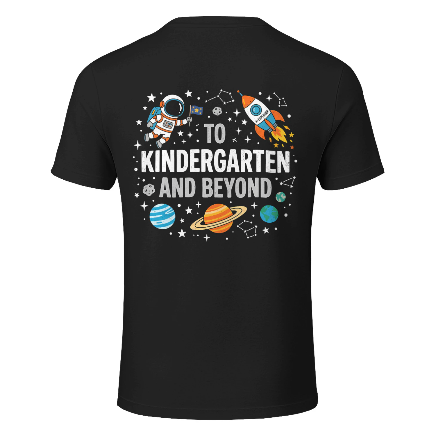 Space School Kindergarten Space Theme Kindergarten Students T-Shirt