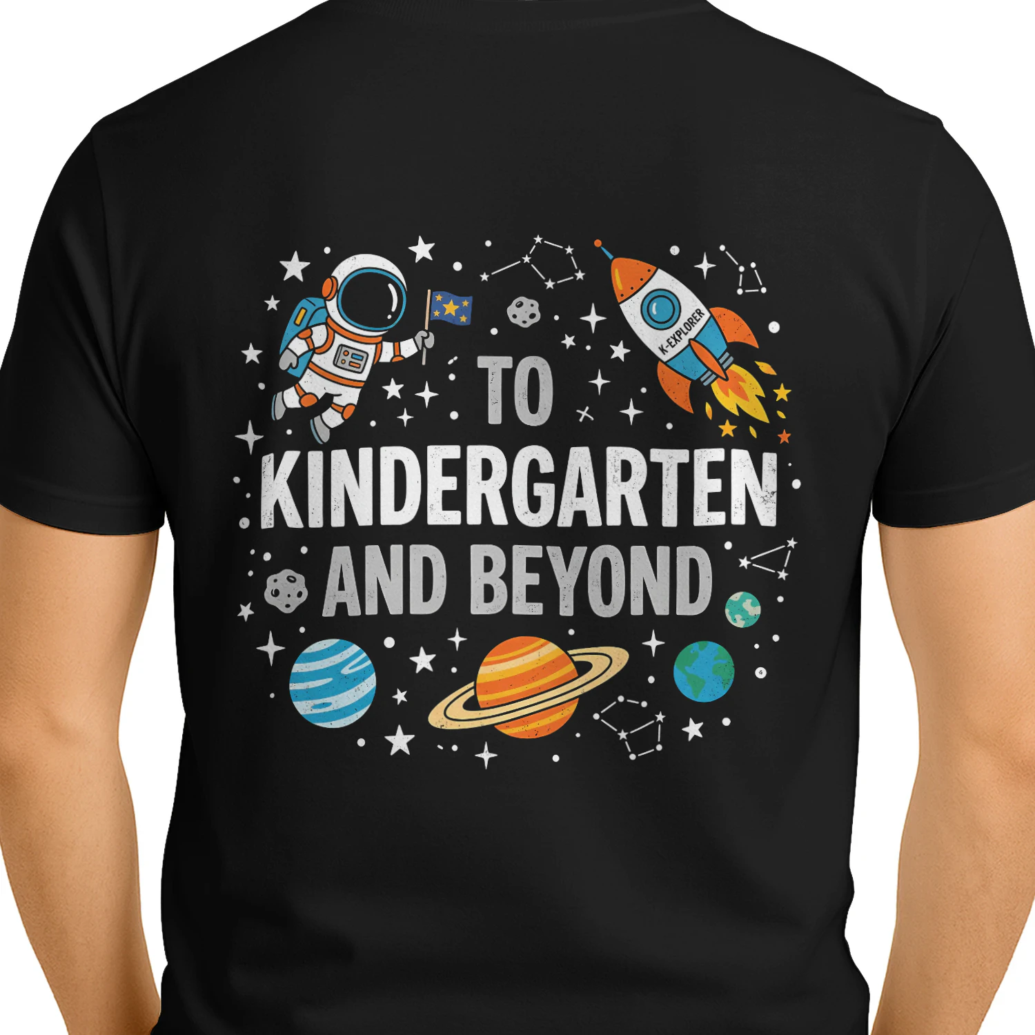Space School Kindergarten Space Theme Kindergarten Students T-Shirt