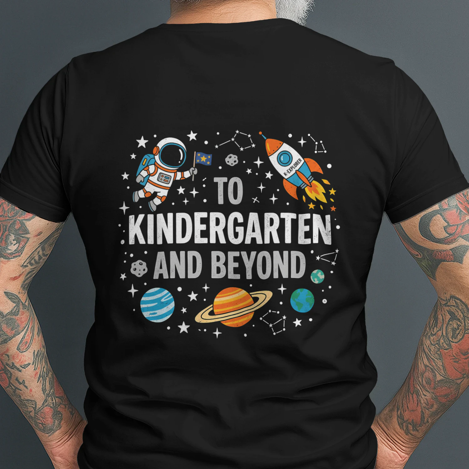 Space School Kindergarten Space Theme Kindergarten Students T-Shirt