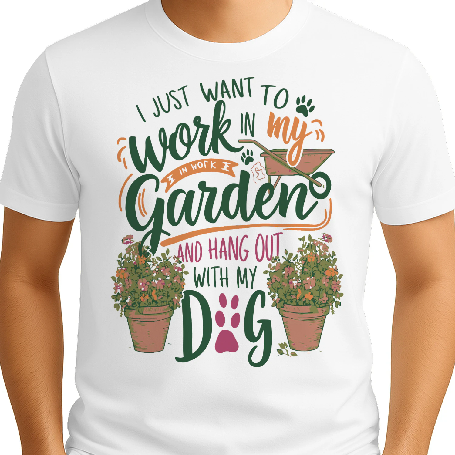 I Want Juste Work In My Garden