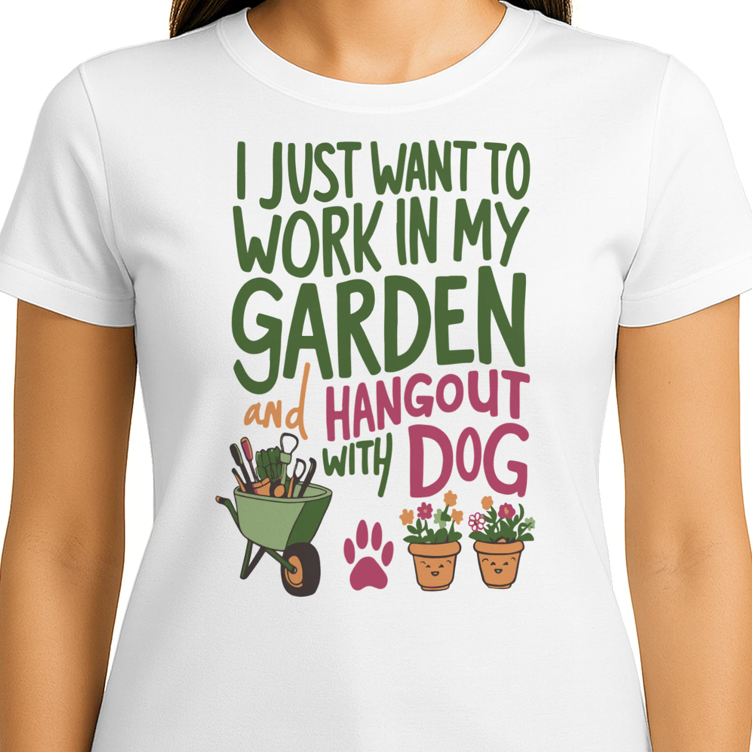 I Want Juste Work In My Garden