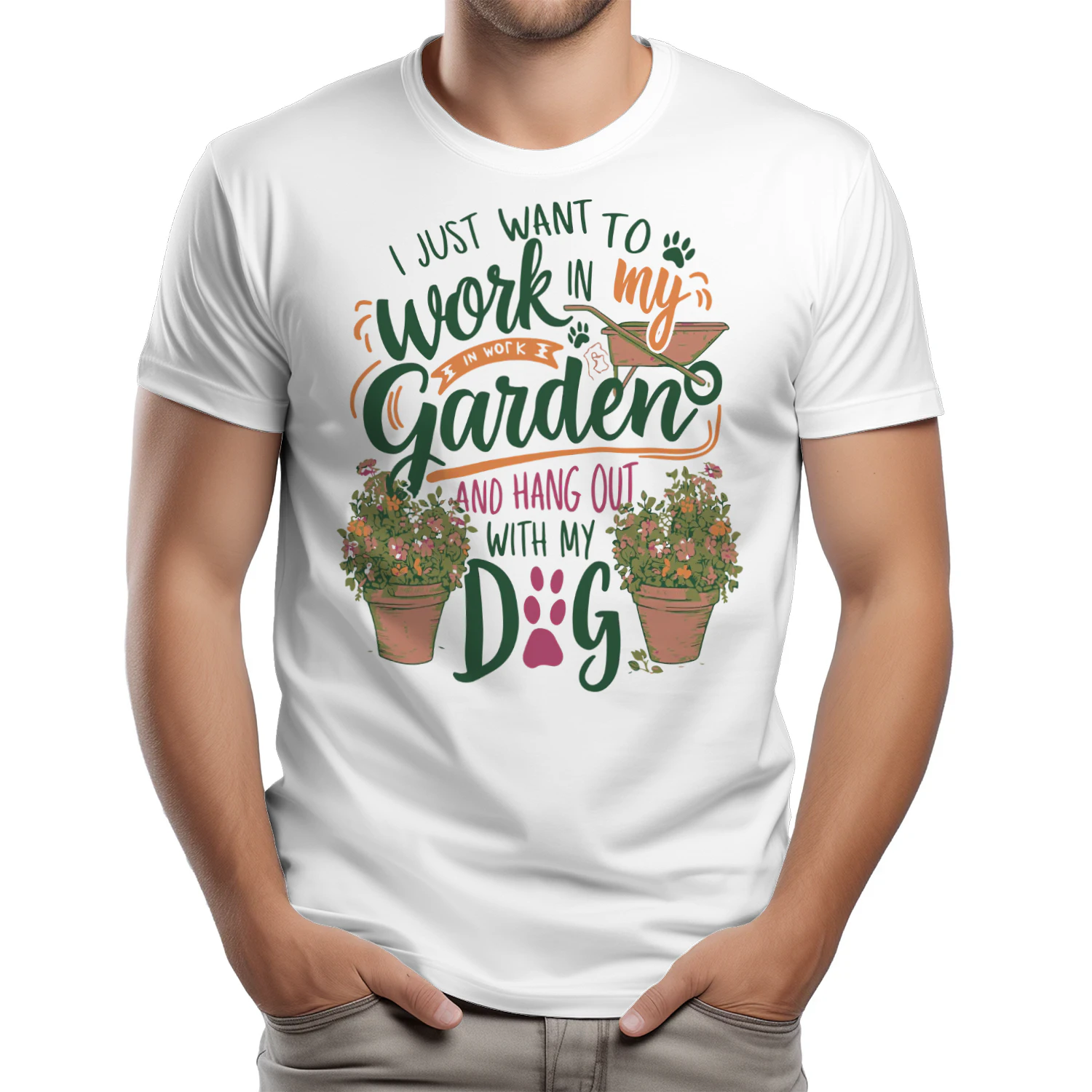I Want Juste Work In My Garden
