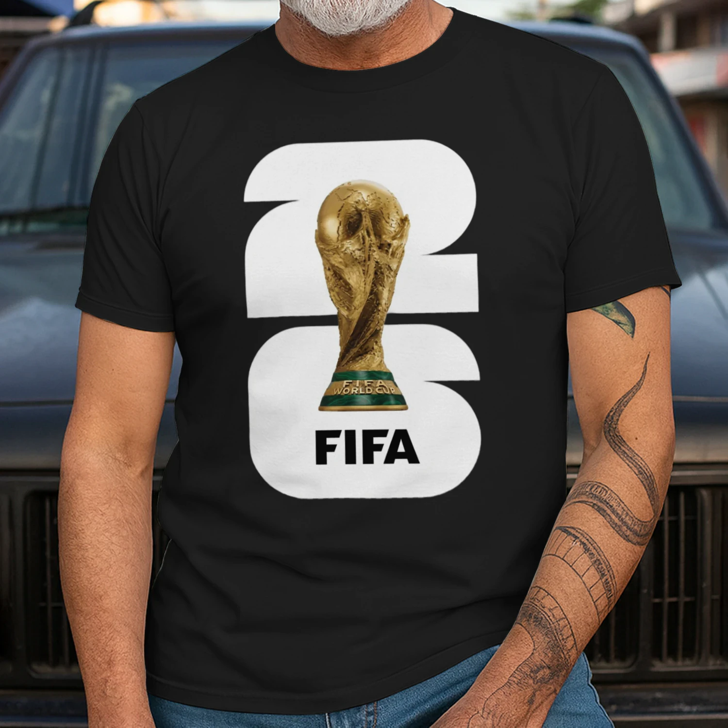 World Cup Slim Fit Mesh T-Shirt | Breathable Summer Sports Top