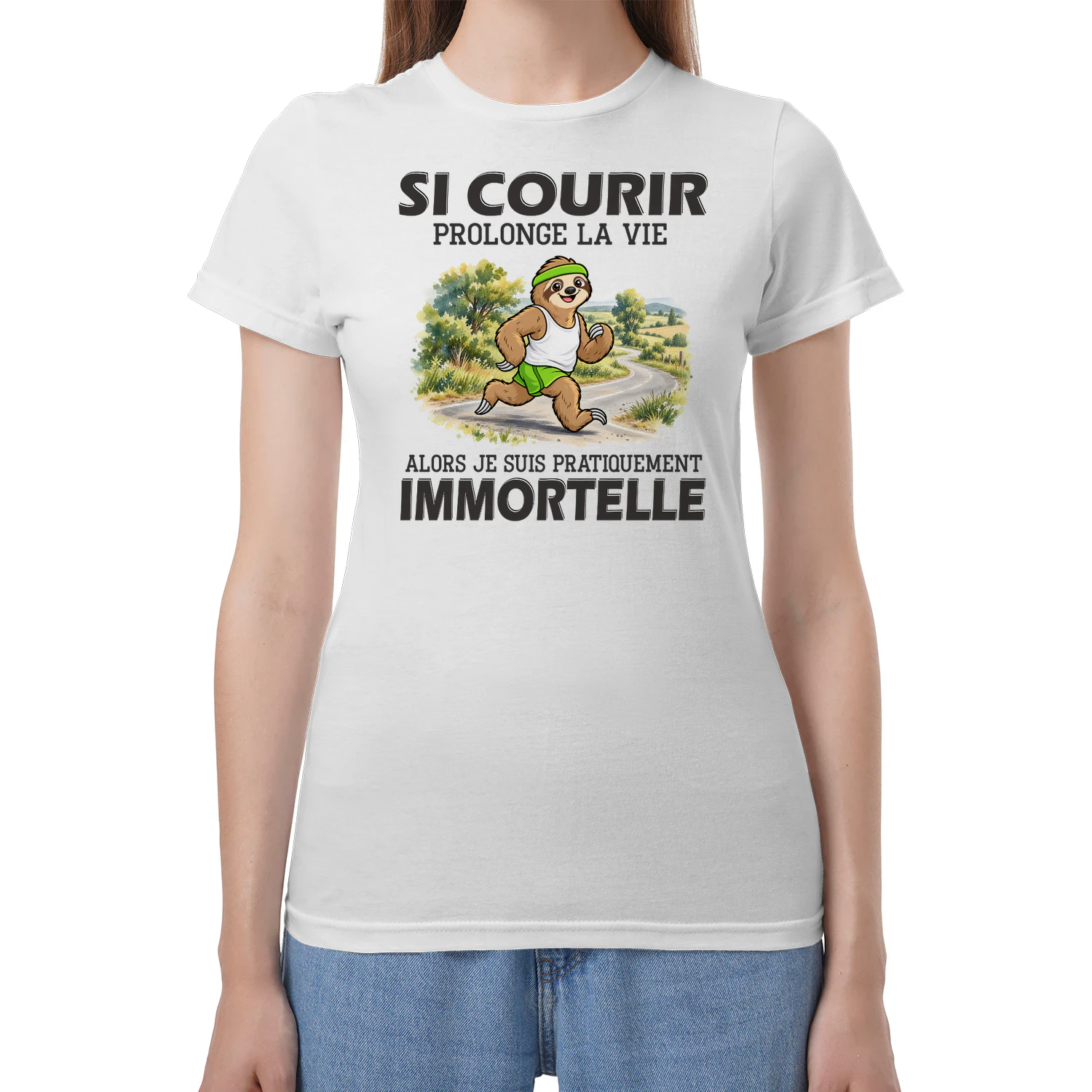 Running Immortal Fr woman