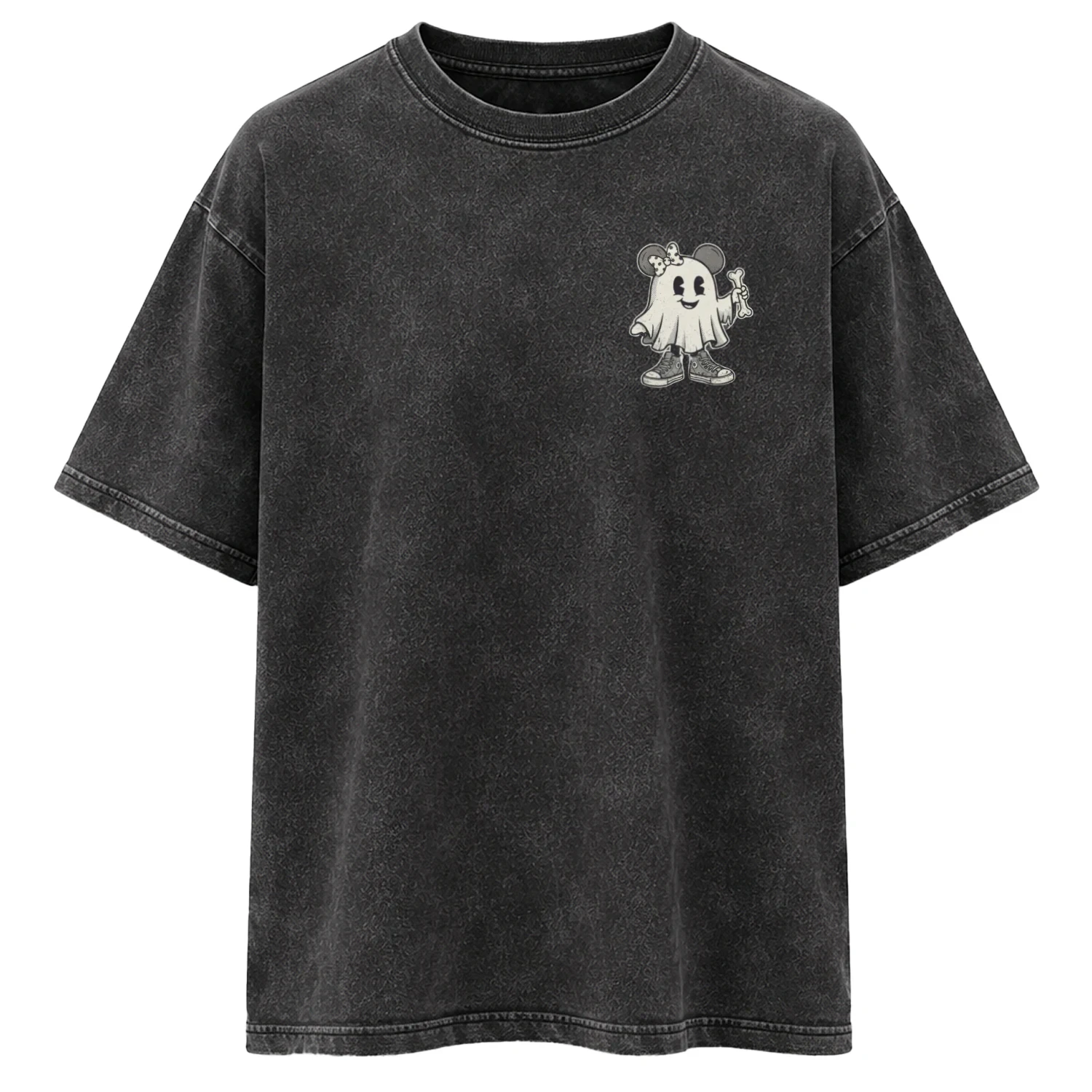 HALLOWEEN Acid Washed Heavy Oversized T-shirt 