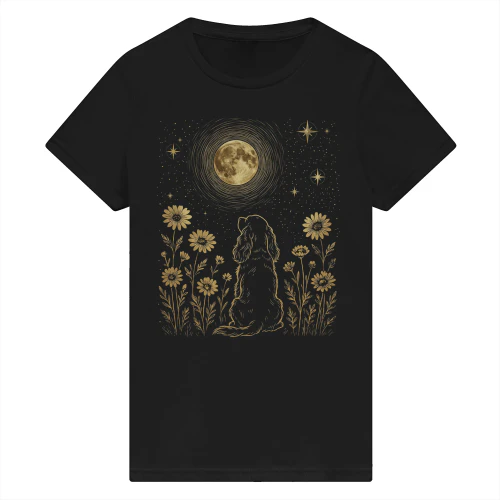 Cocker Spaniel Moon Gaze 