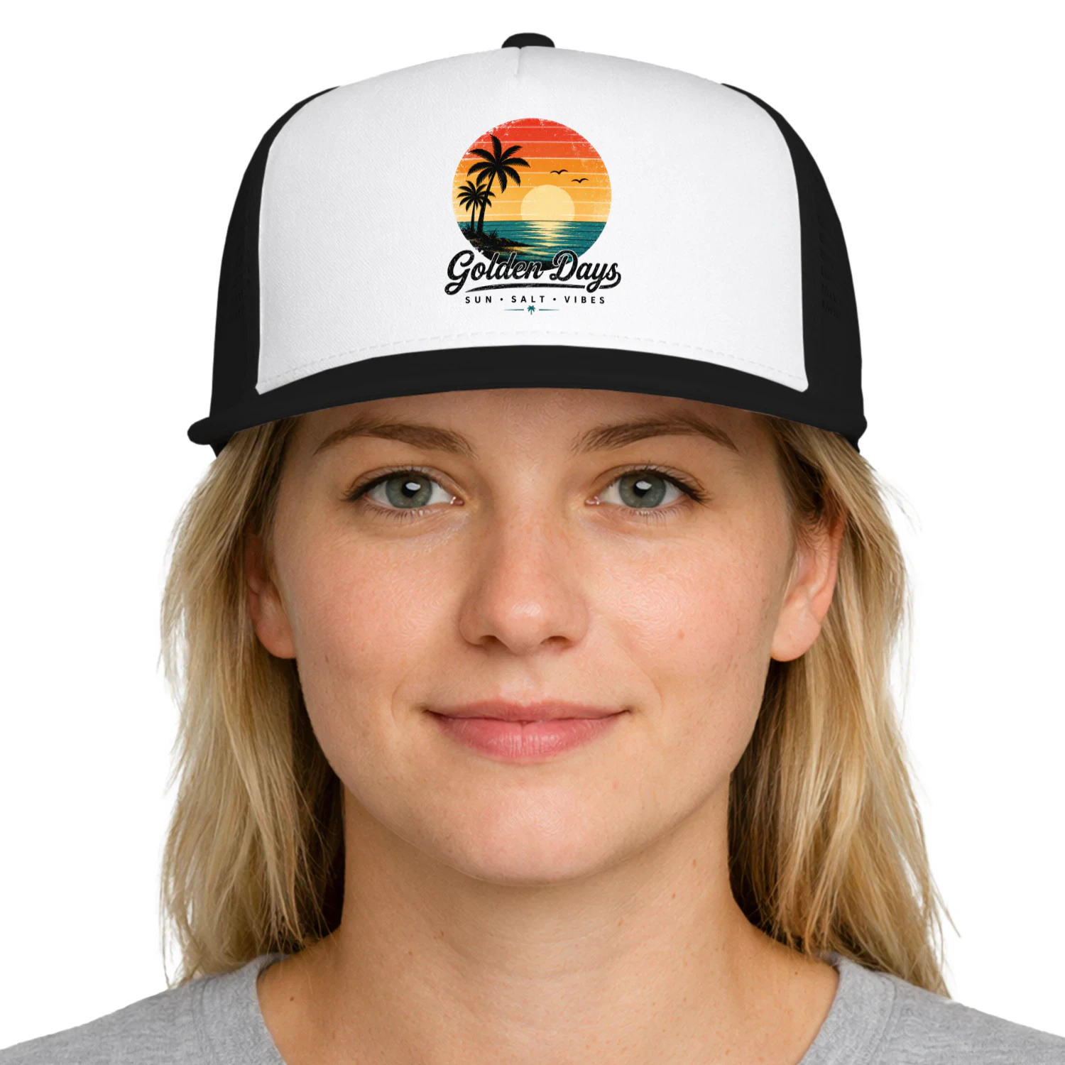 Vintage Surf Sunset Trucker Hat – Beach Life Collection