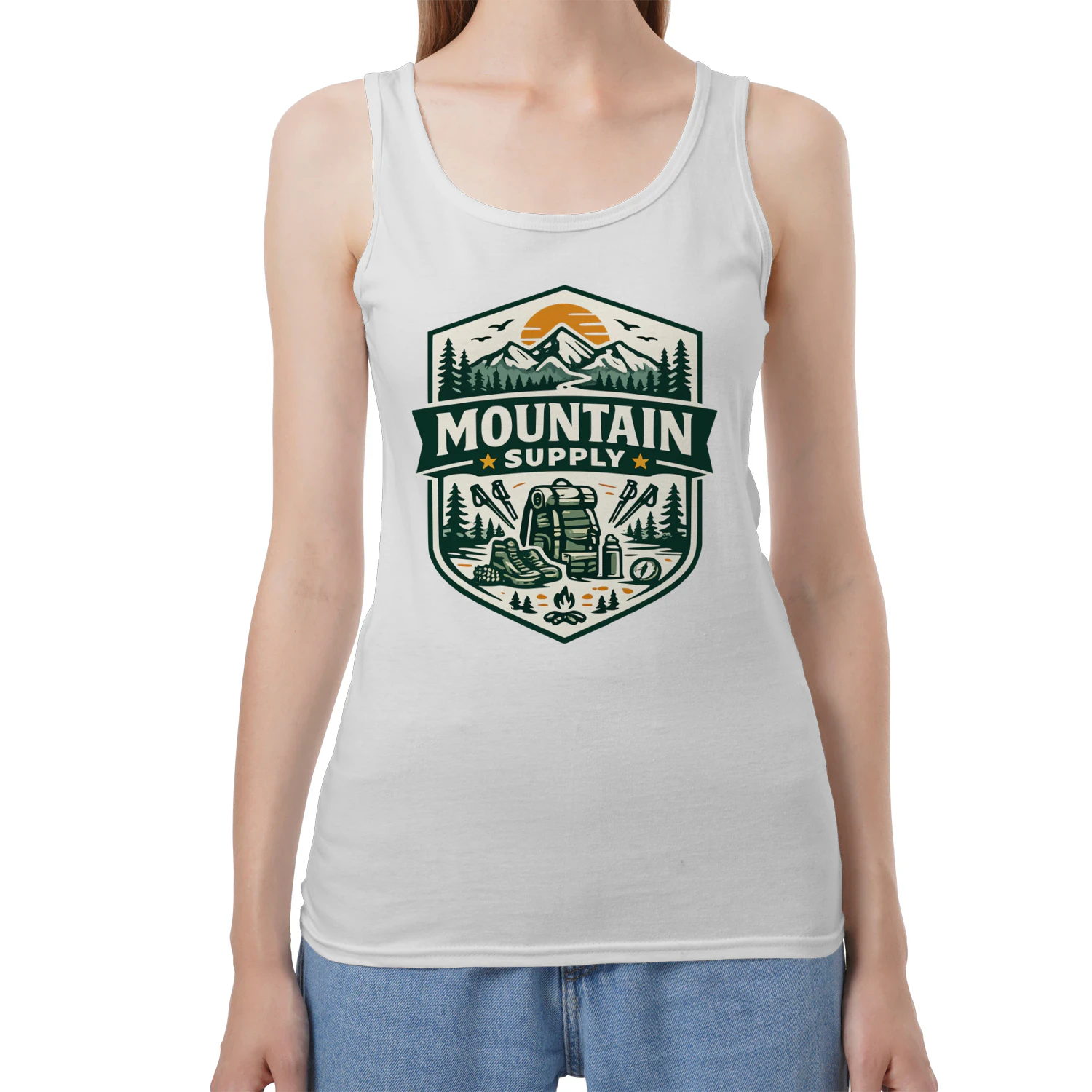 🏔️ Mountain Supply Women's Tank Top 🌲