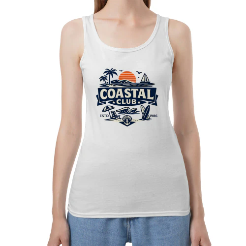 🌴 Coastal Club Summer Tank Top 🌊