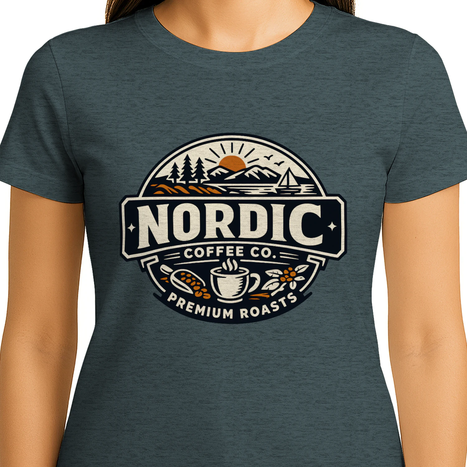 Nordic Coffee Co. Vintage T-Shirt ⭐