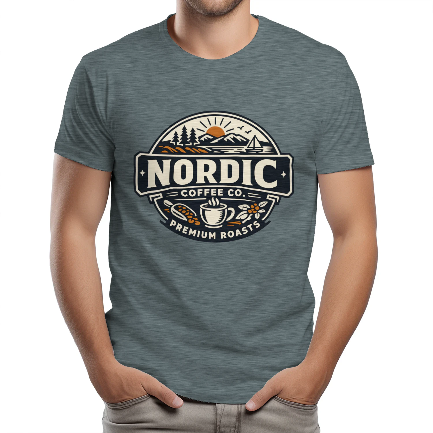 Nordic Coffee Co. Vintage T-Shirt ⭐