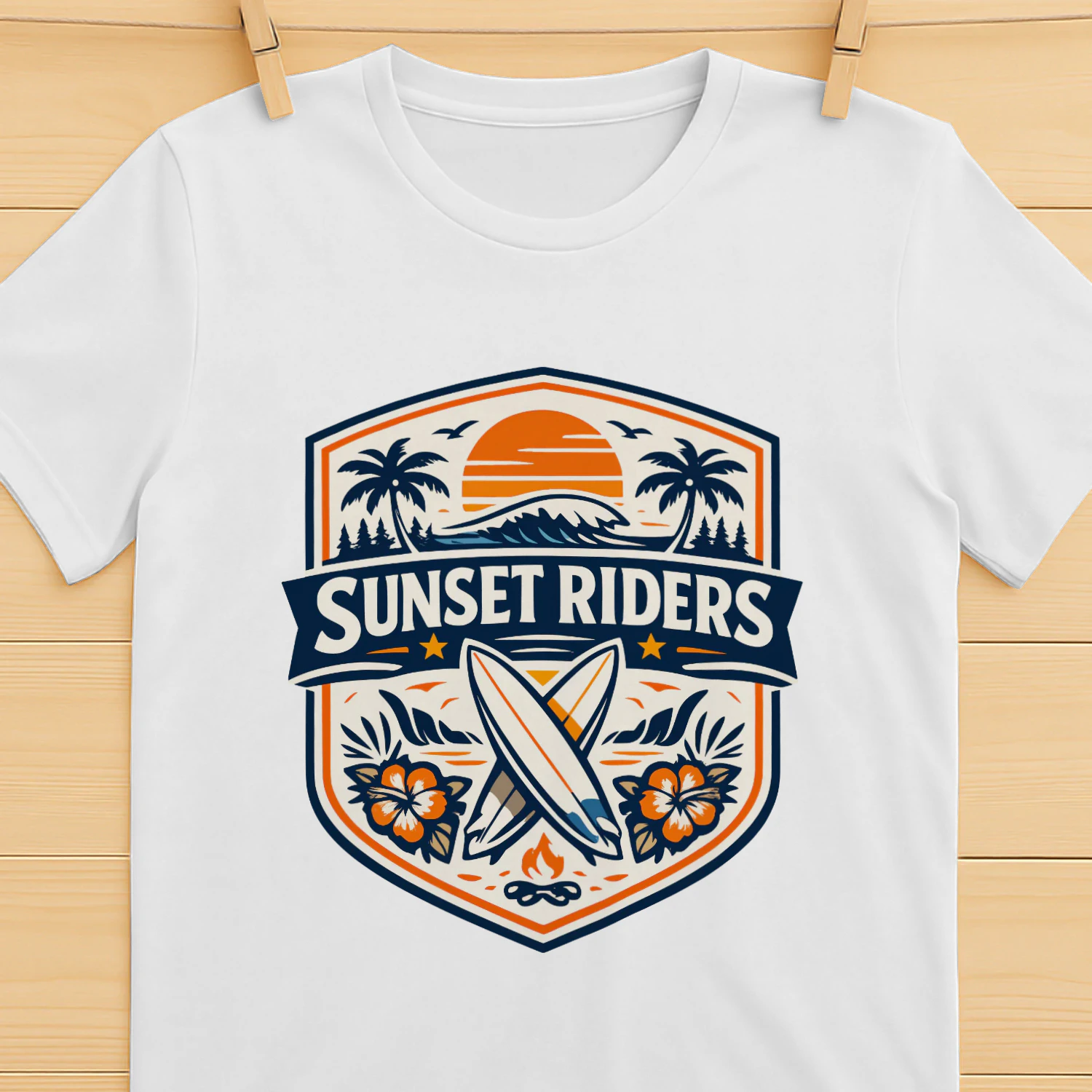 🌅 Sunset Riders Vintage Surf T-Shirt 🏄‍♂️🌴