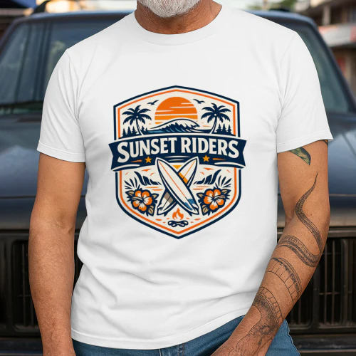 🌅 Sunset Riders Vintage Surf T-Shirt 🏄‍♂️🌴