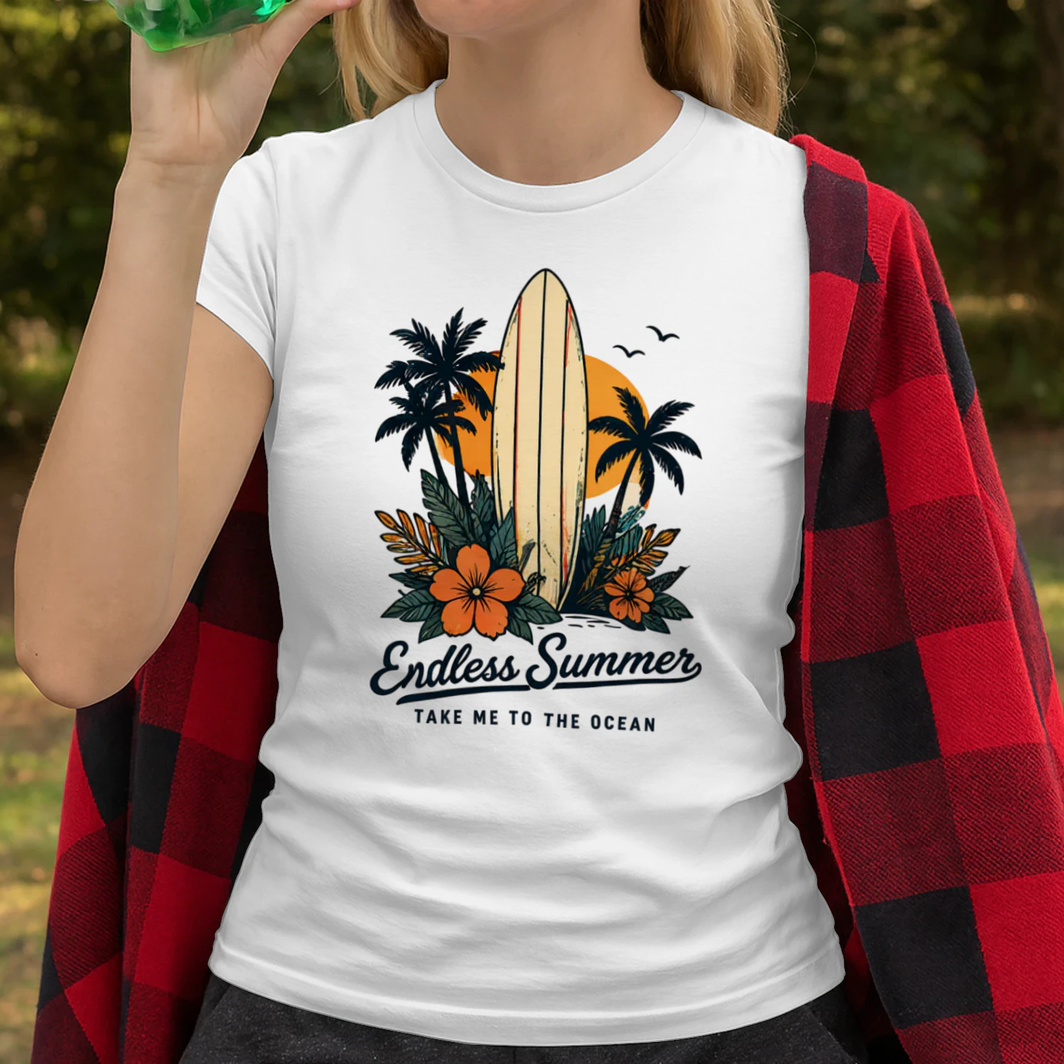 Endless Summer Ocean Surf Tee – Vintage Beach Style