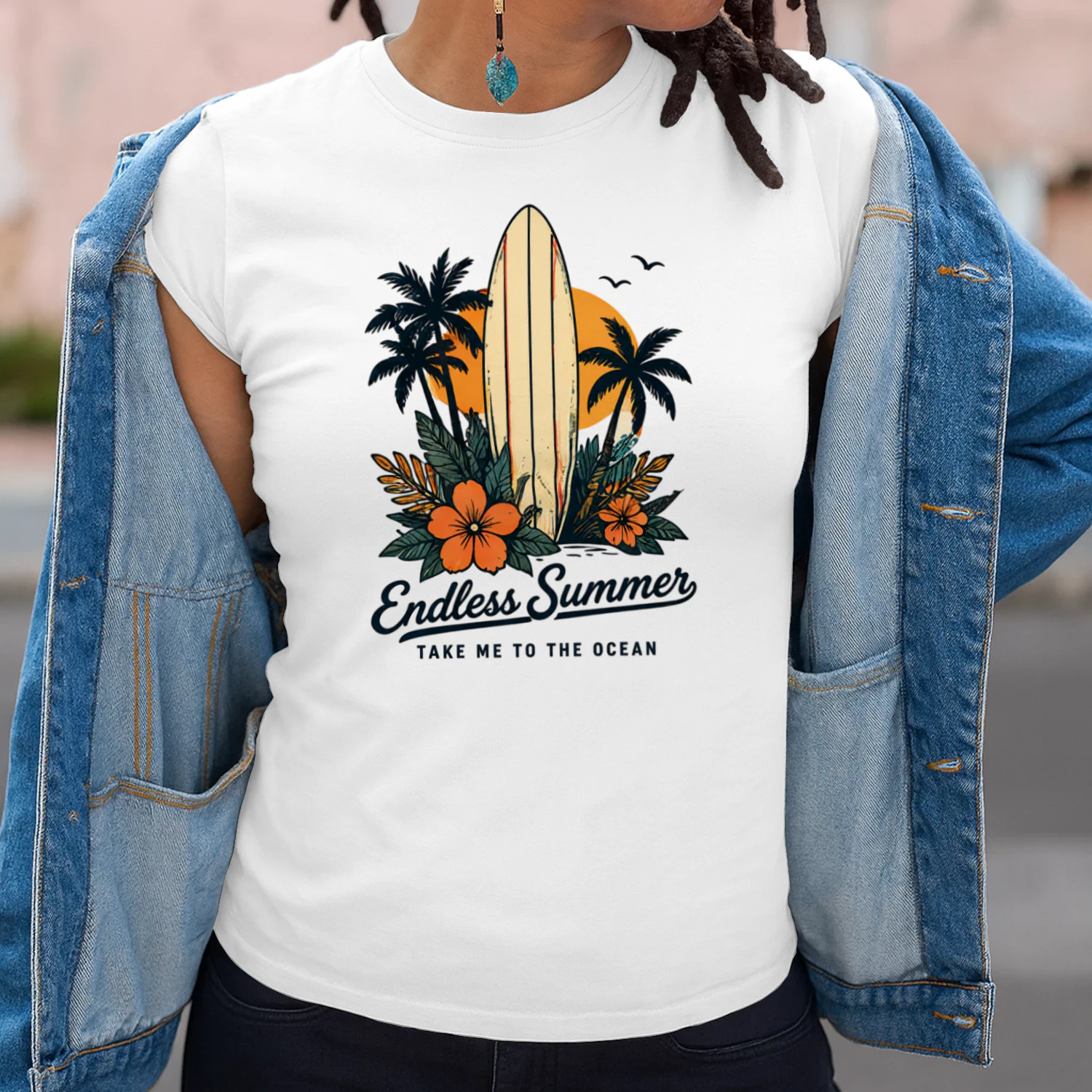 Endless Summer Ocean Surf Tee – Vintage Beach Style