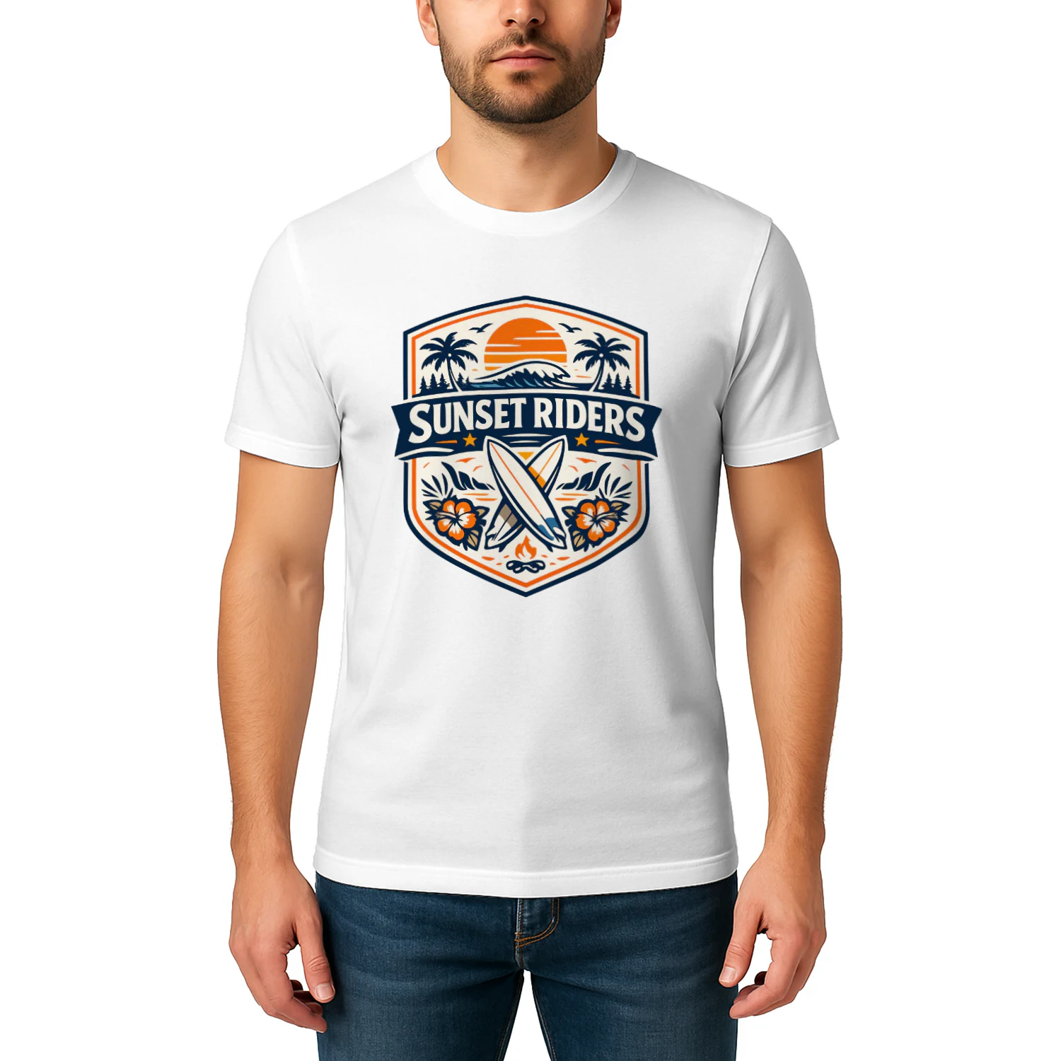🌅 Sunset Riders Vintage Surf T-Shirt 🏄‍♂️🌴