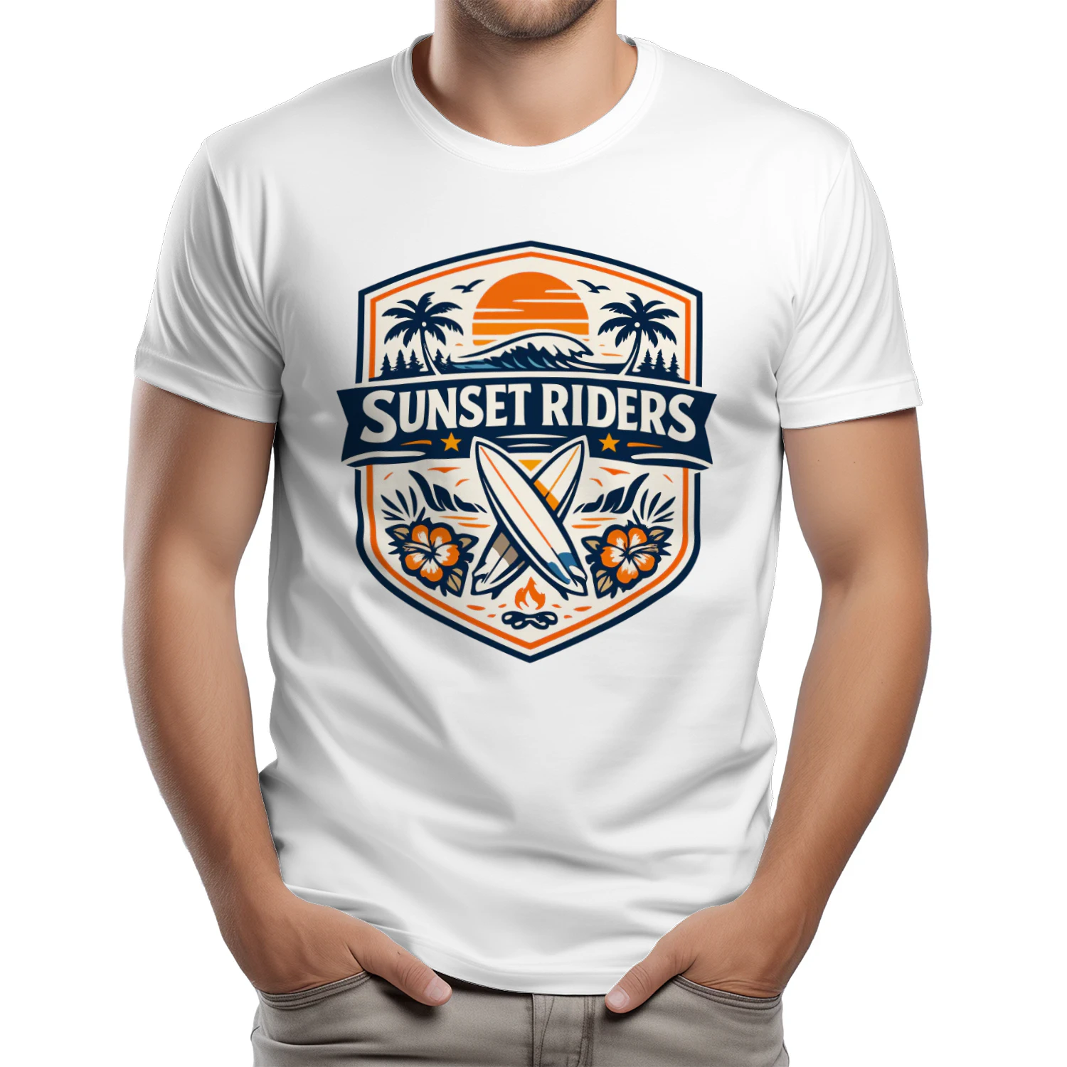 🌅 Sunset Riders Vintage Surf T-Shirt 🏄‍♂️🌴