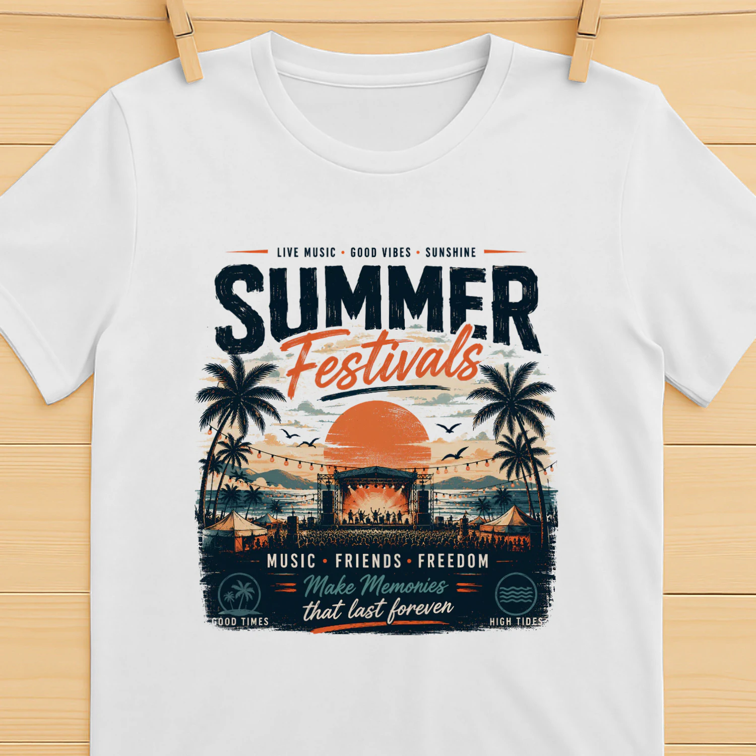 Summer Festival Vintage Unisex T-Shirt