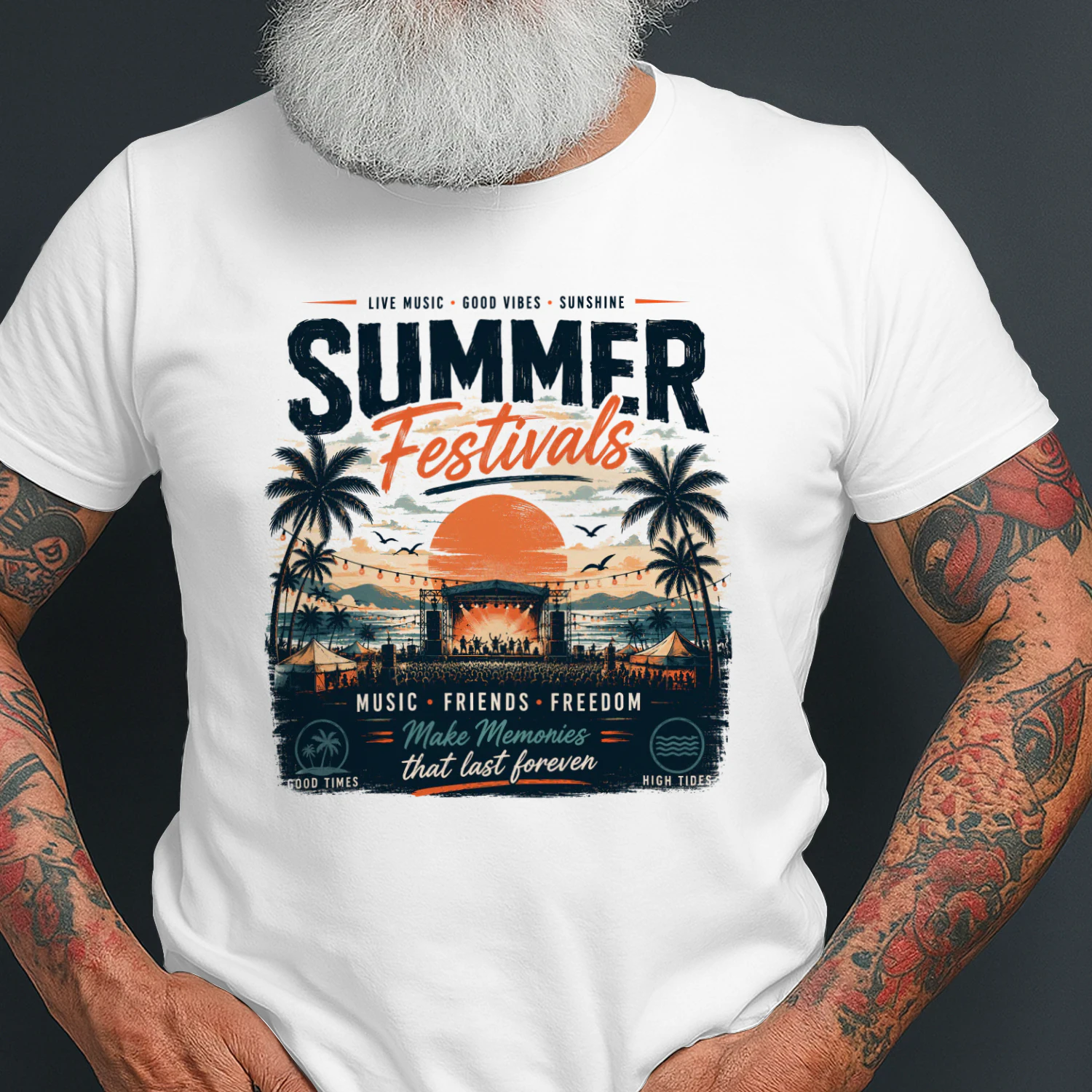 Summer Festival Vintage Unisex T-Shirt