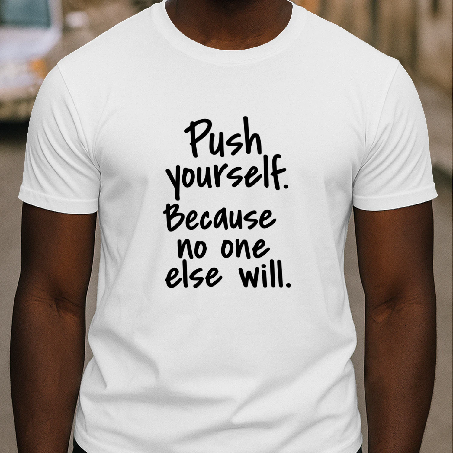 Push Yourself Vintage Unisex T-Shirt