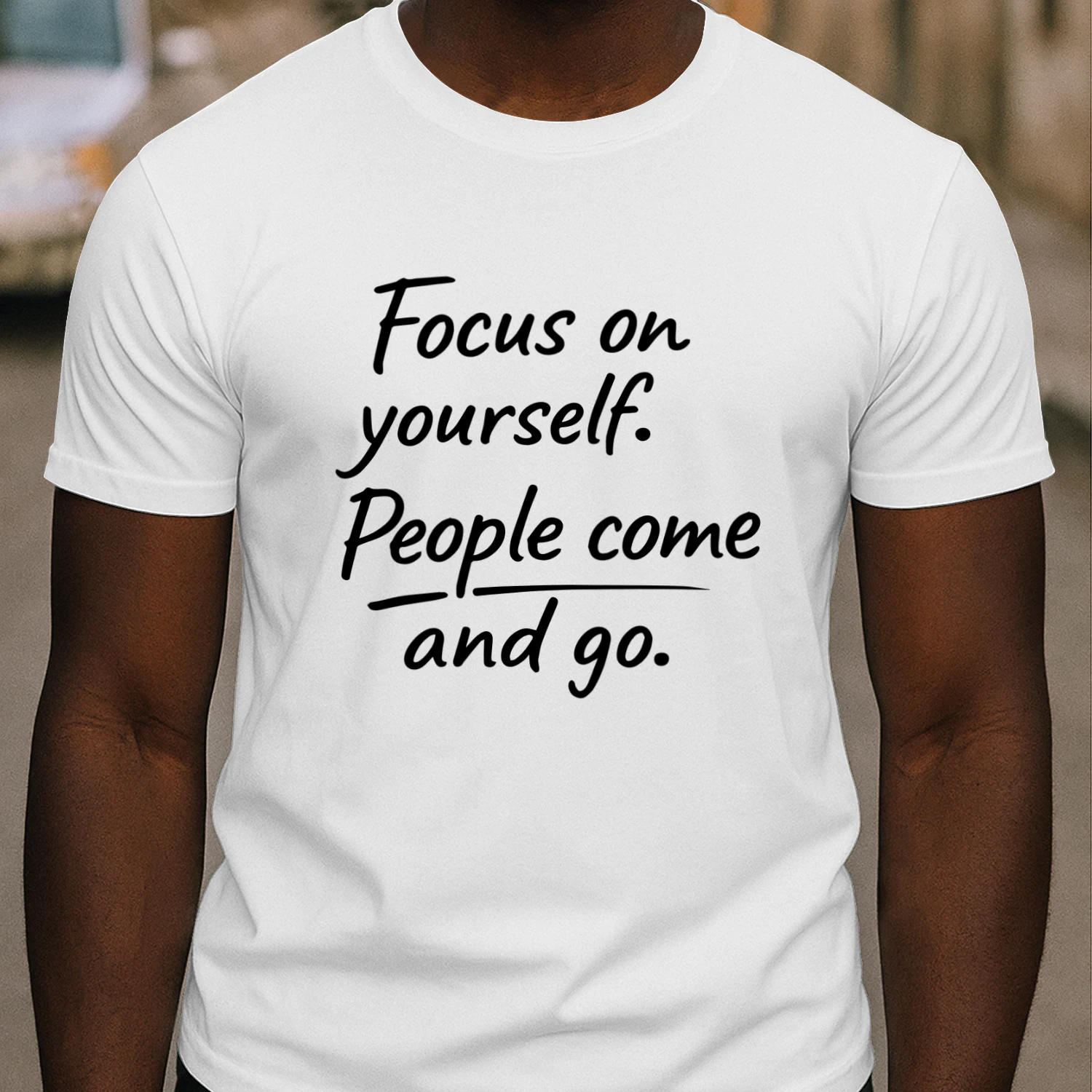 Focus on Yourself Vintage Unisex T-Shirt