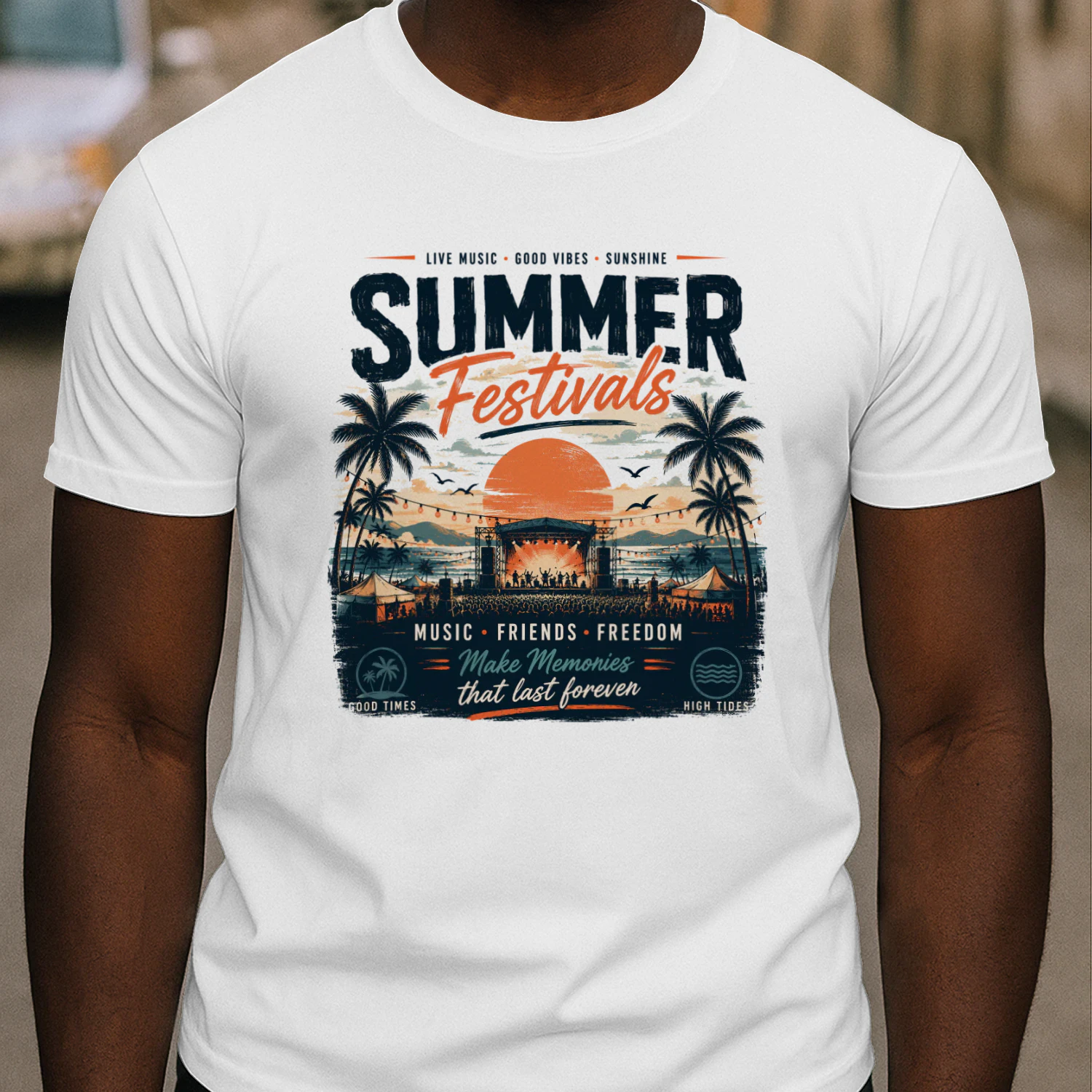 Summer Festival Vintage Unisex T-Shirt