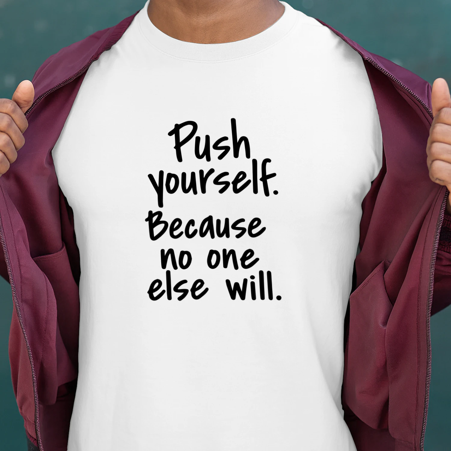 Push Yourself Vintage Unisex T-Shirt