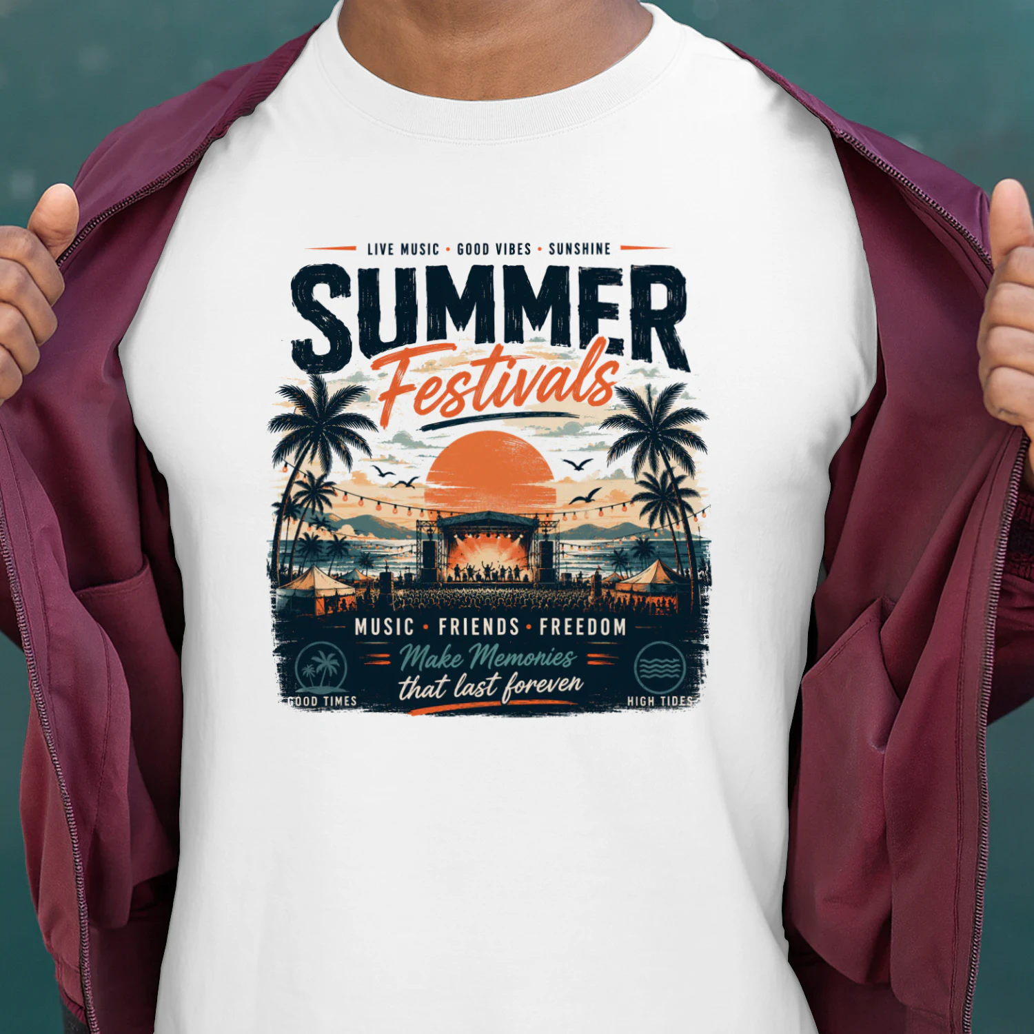 Summer Festival Vintage Unisex T-Shirt