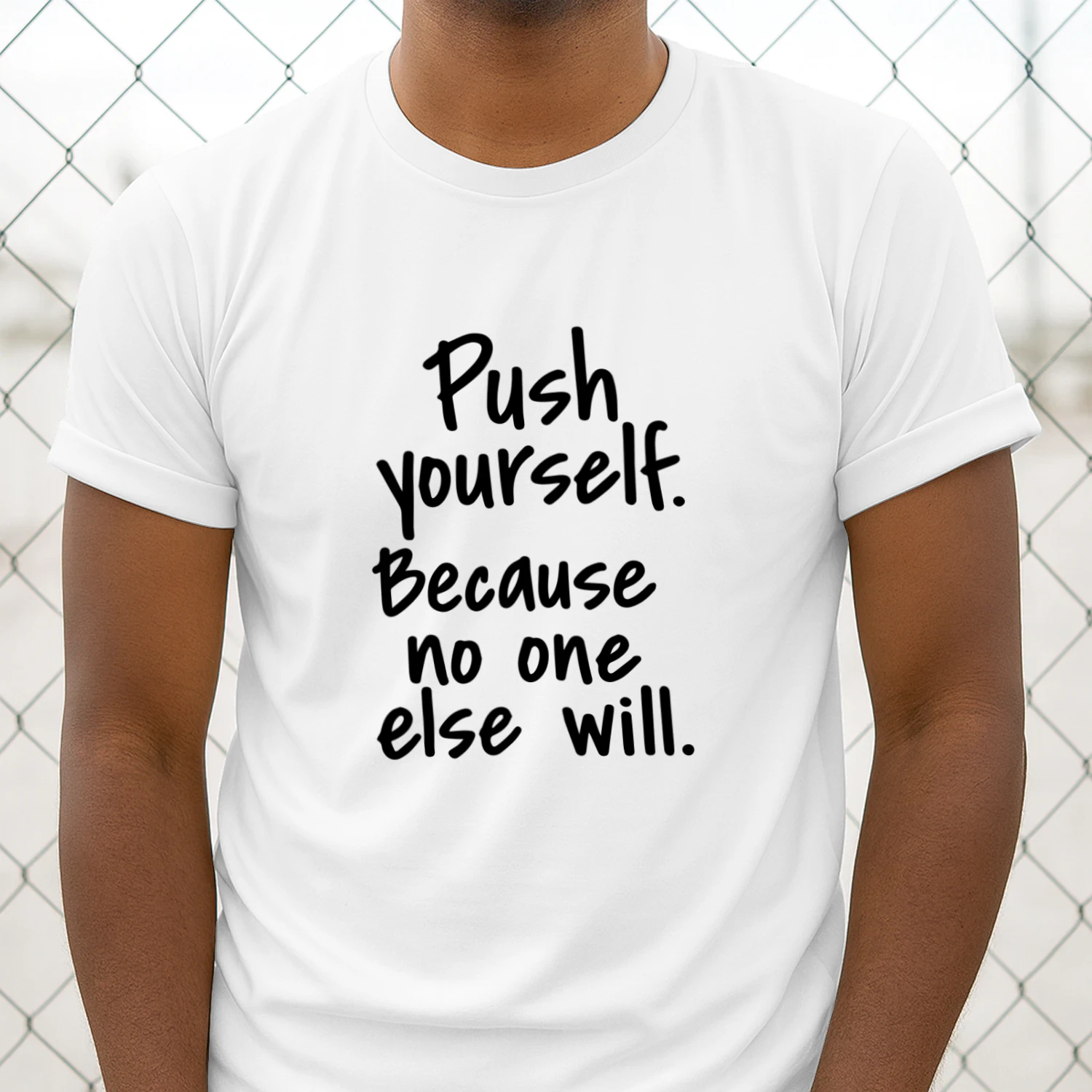 Push Yourself Vintage Unisex T-Shirt