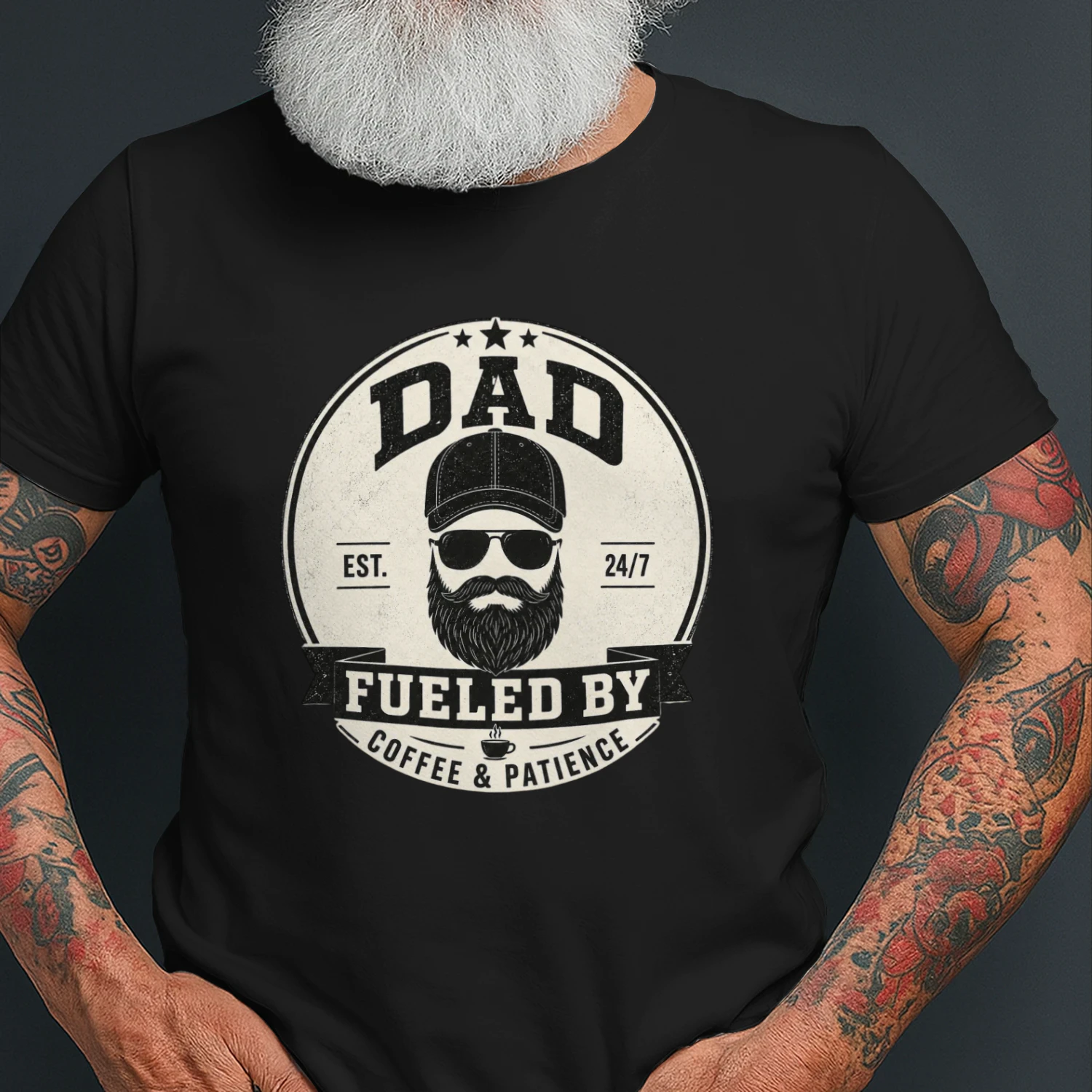 Dad Fueled Vintage Unisex T-Shirt