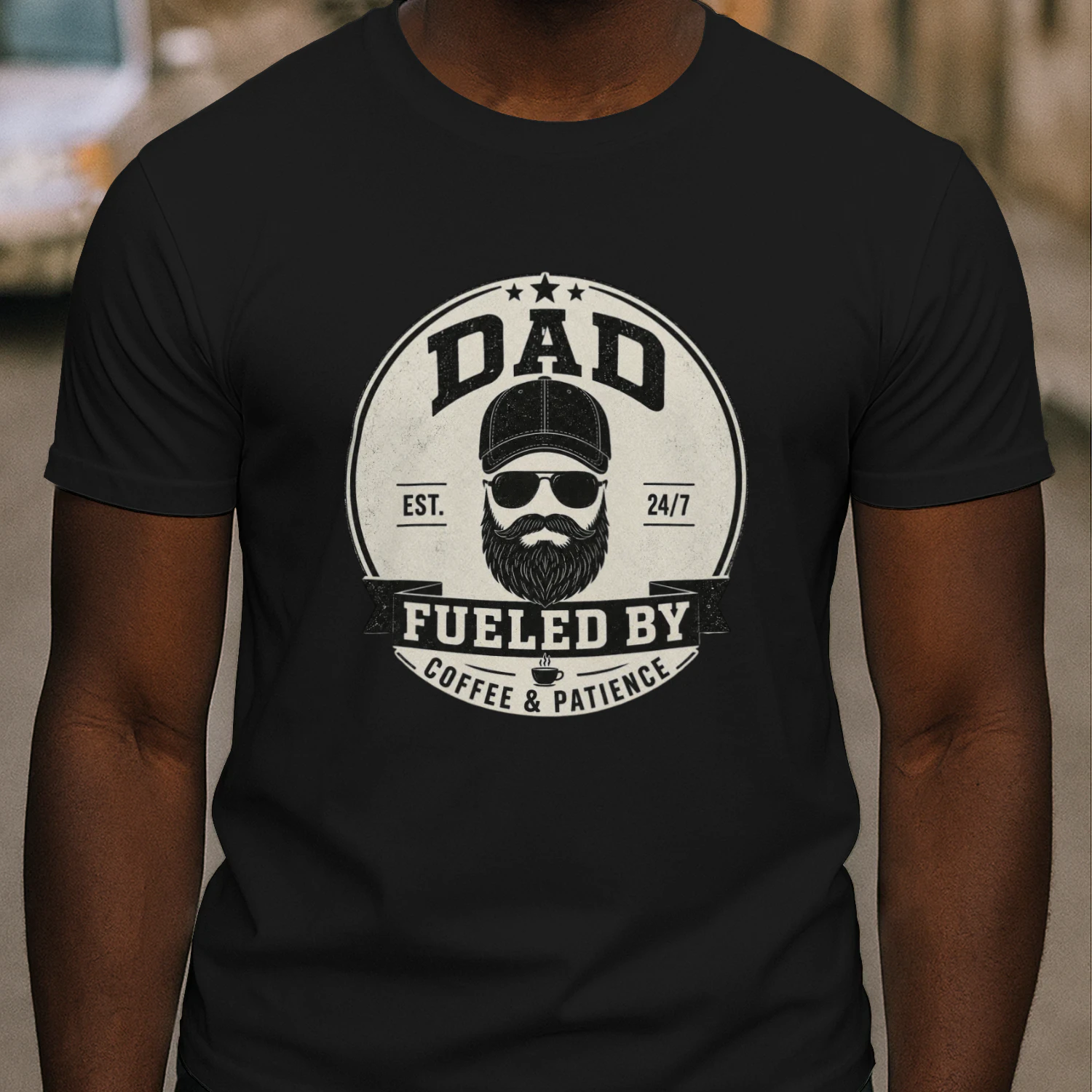 Dad Fueled Vintage Unisex T-Shirt